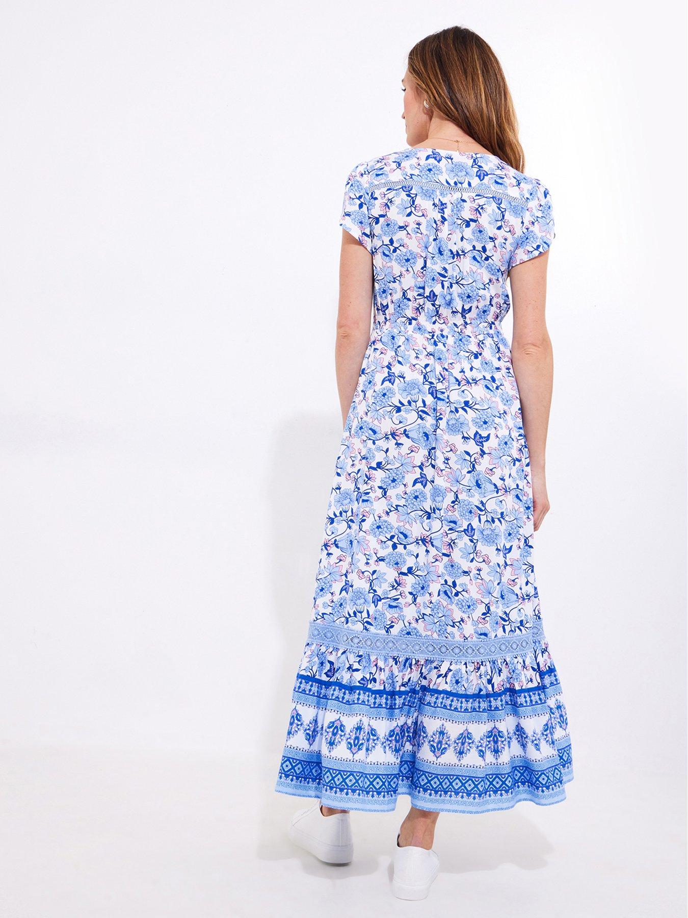 Image 2 of 6 of Joe Browns Lauren Floral Print Maxi Dress - Blue