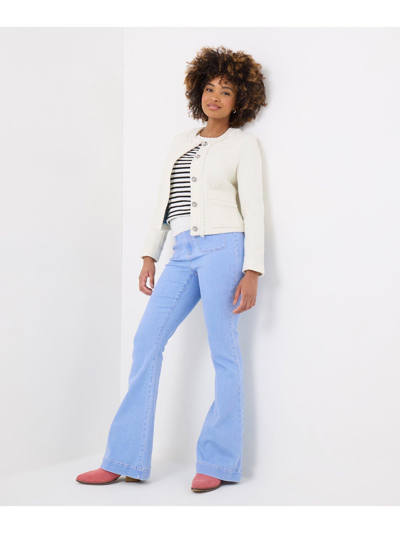 Image 3 of 5 of Joe Browns Matilda Collarless Tweed Jacket - Cream