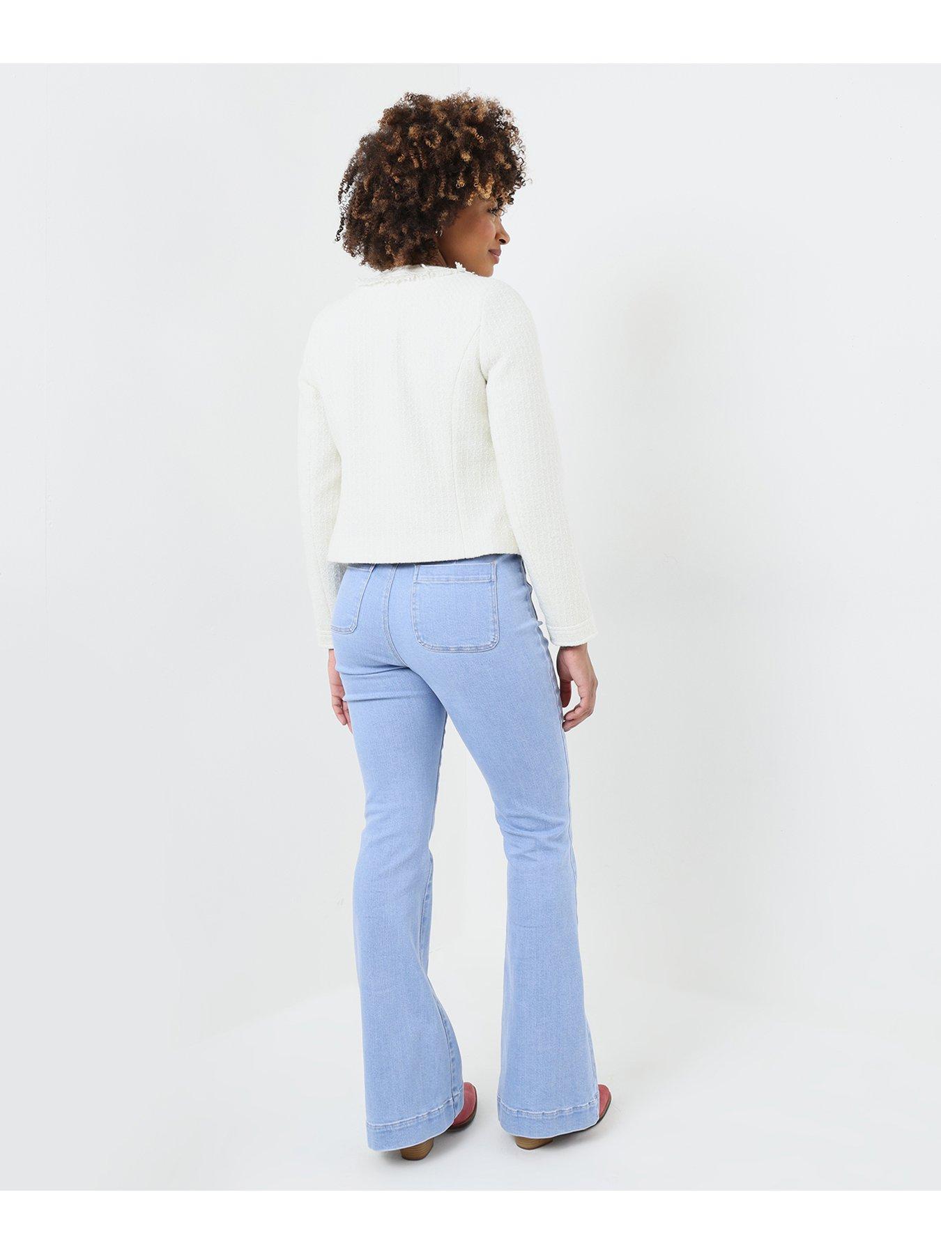 Image 4 of 5 of Joe Browns Matilda Collarless Tweed Jacket - Cream
