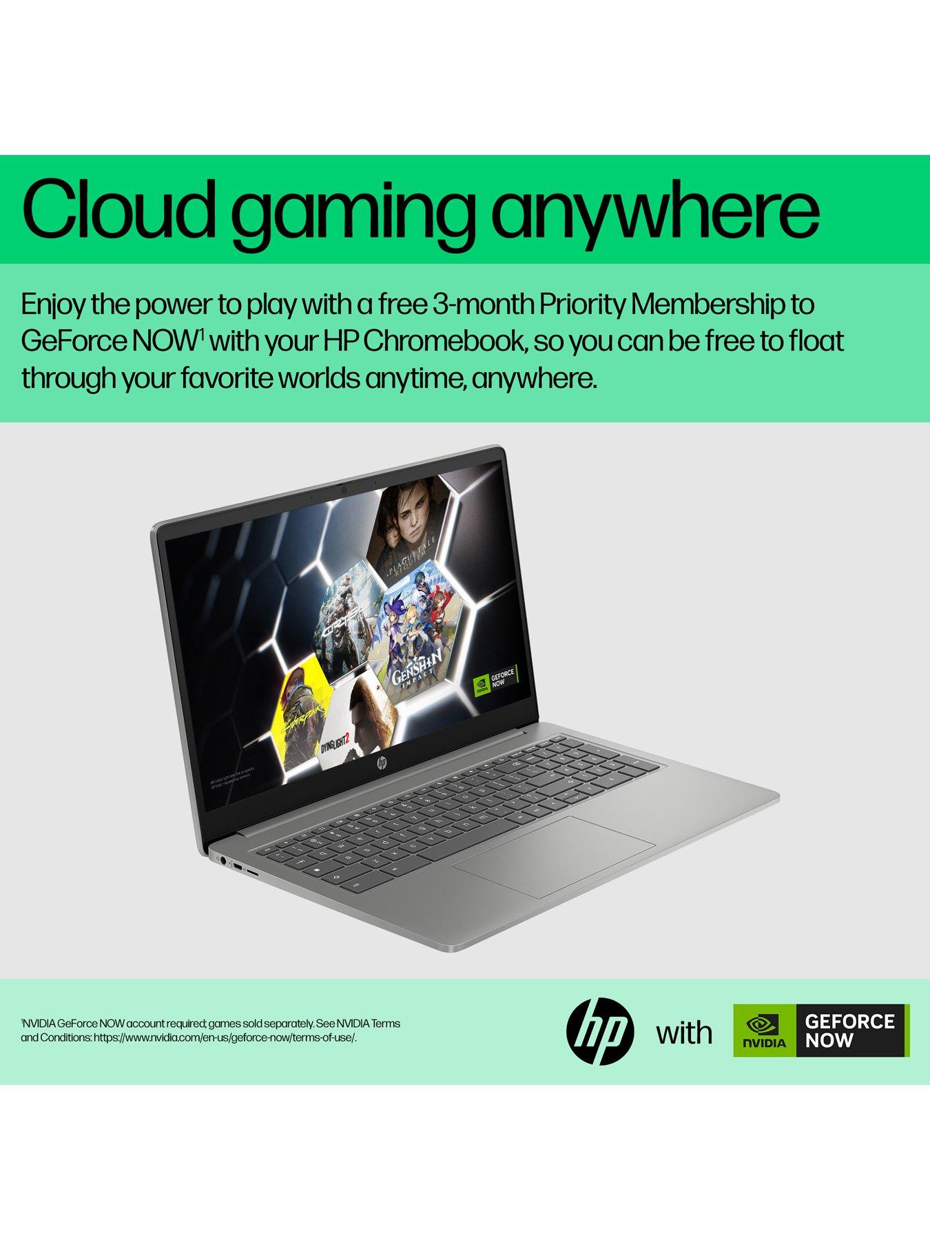 Image 5 of 8 of HP Chromebook 15a-nb0006na - 15.6in HD, Intel N100, 4GB RAM,&nbsp;128GB SSD - Silver