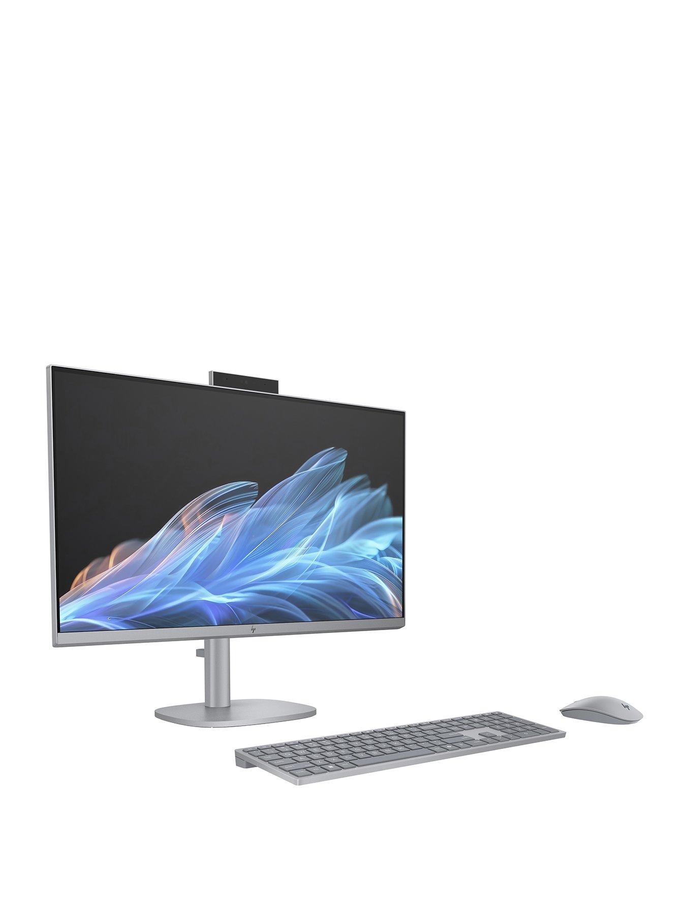 HP OmniStudio X All-in-One 27-cs0002na Desktop PC - 27in 4K UHD Antiglare WLED IPS, Intel Core Ultra 5, 16GB RAM, 1TB SSD - Silver