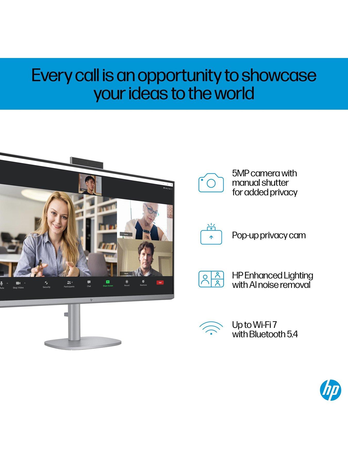 Image 4 of 8 of HP OmniStudio X - 32-c0002na - 32in UHD Antiglare IPS - Intel Core Ultra 7 - 16GB RAM - 1TB SSD - Silver