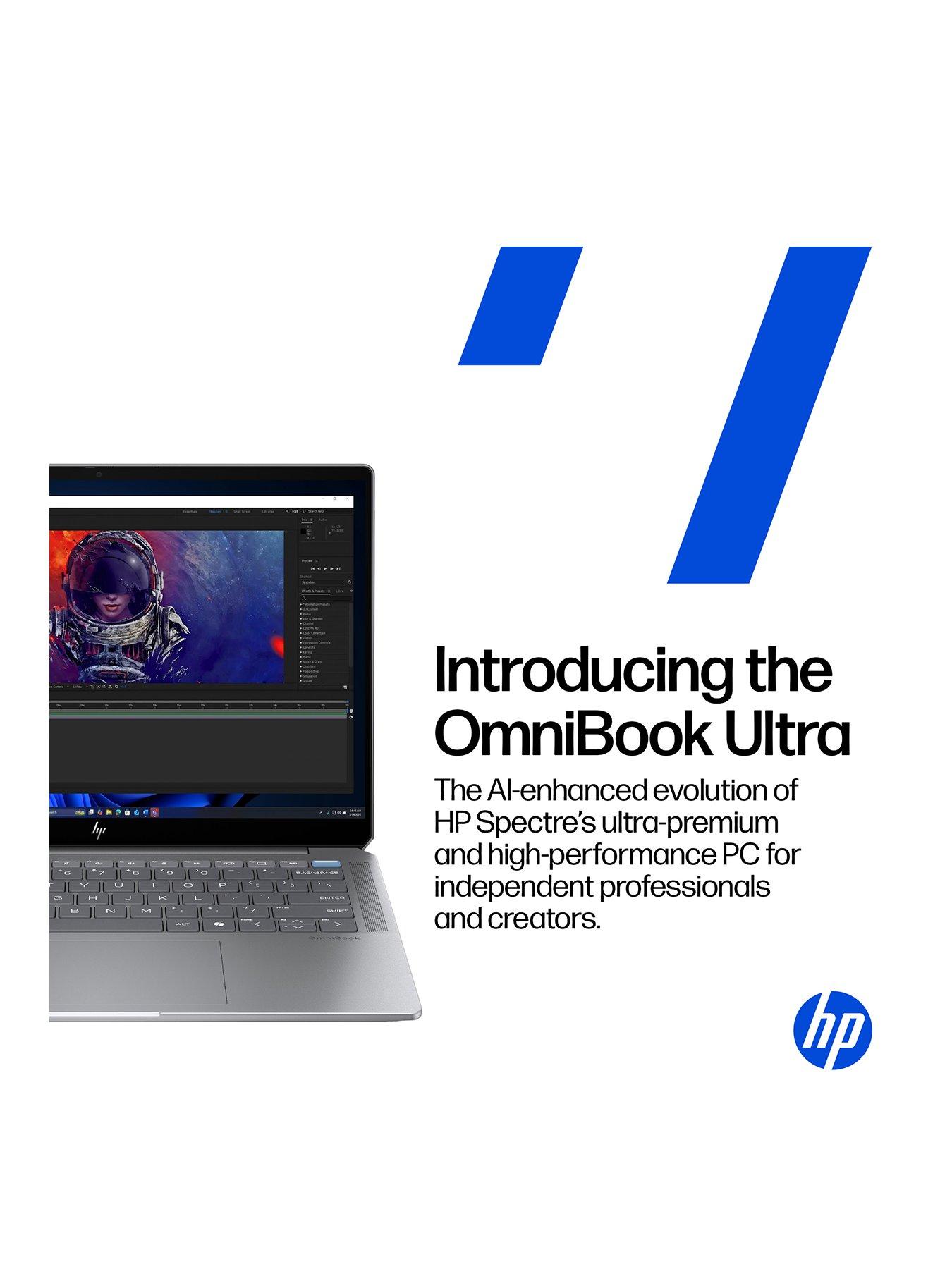 Image 2 of 8 of HP OmniBook Ultra Flip 14-fh0006na - Copilot+ PC - Intel&amp;reg; Core&amp;trade; Ultra 7 256V - Intel Arc - 16GB RAM - 1TB SSD - 14in - 2.8K OLED Touchscreen Laptop - Grey