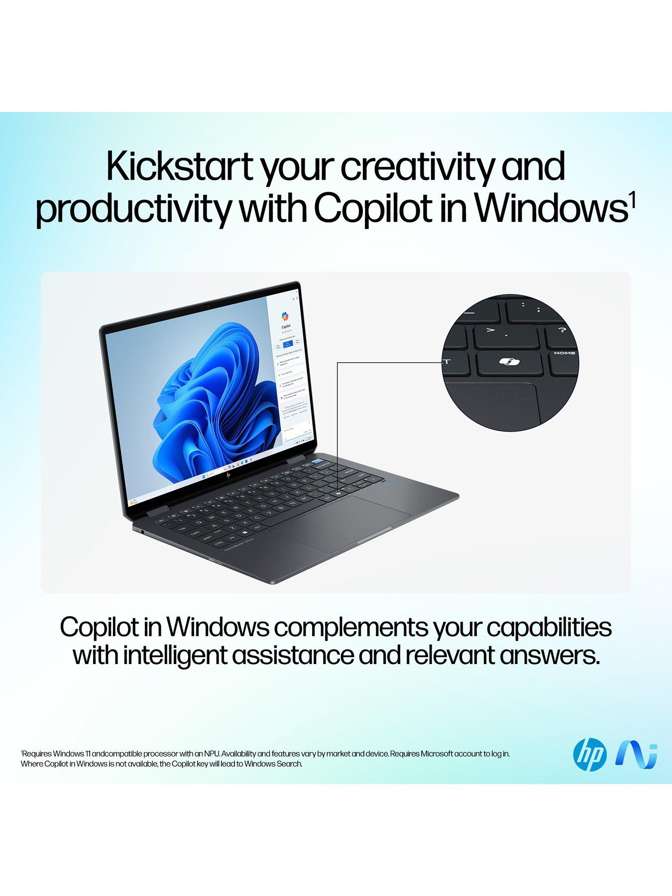 Image 6 of 8 of HP OmniBook Ultra Flip 14-fh0006na - Copilot+ PC - Intel&amp;reg; Core&amp;trade; Ultra 7 256V - Intel Arc - 16GB RAM - 1TB SSD - 14in - 2.8K OLED Touchscreen Laptop - Grey