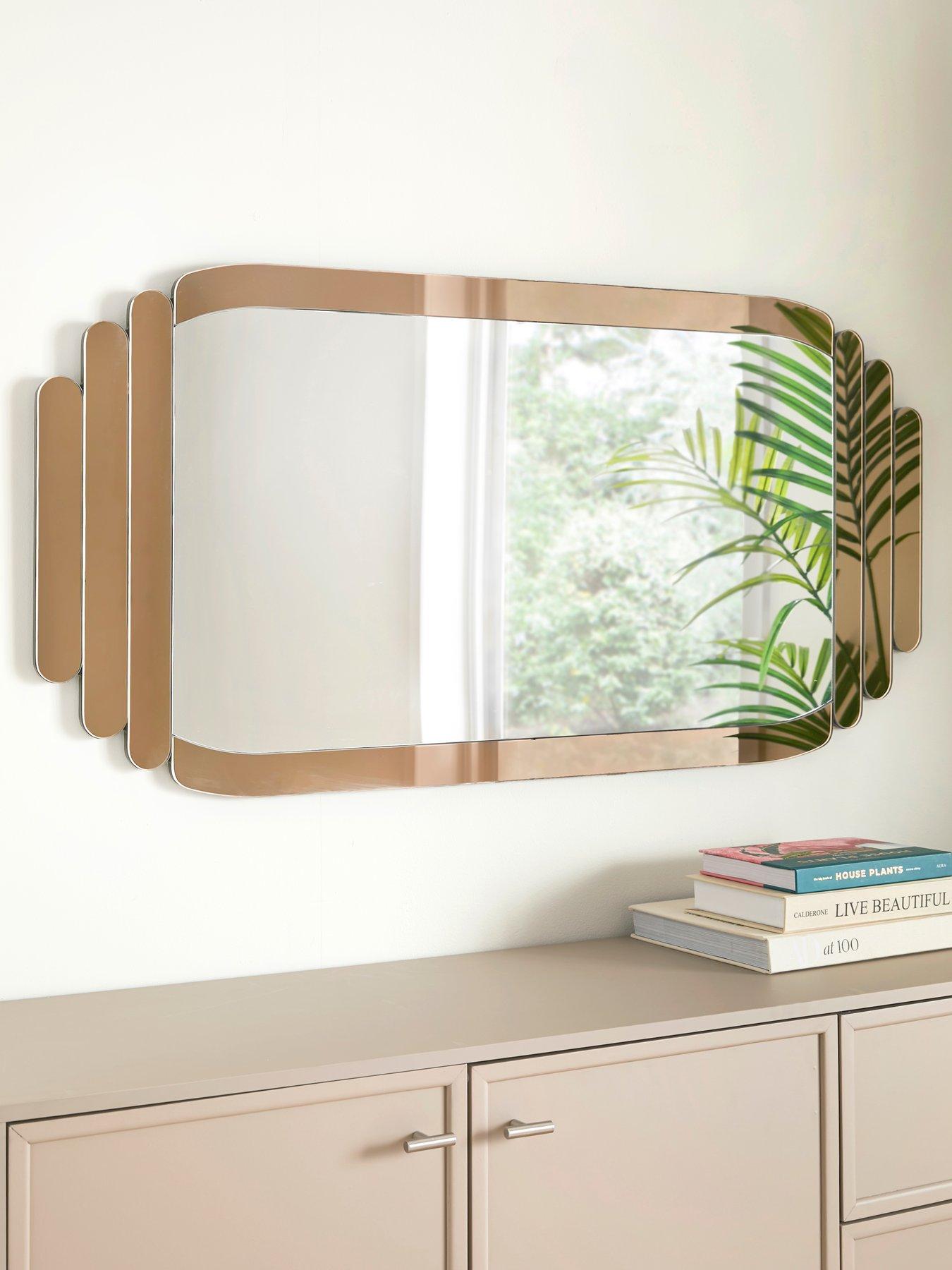 The Very Collection Beige Pill Edge Mirror 60x120cm