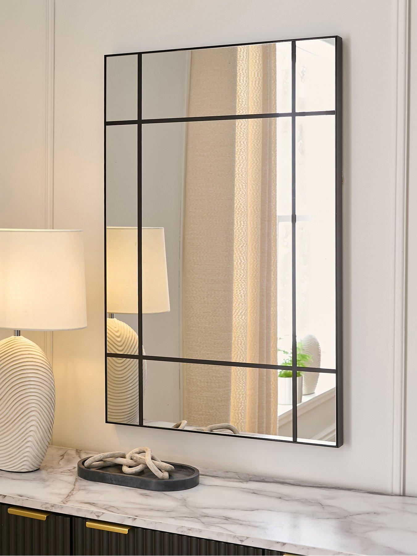 undefined Edge Windowpane Mirror