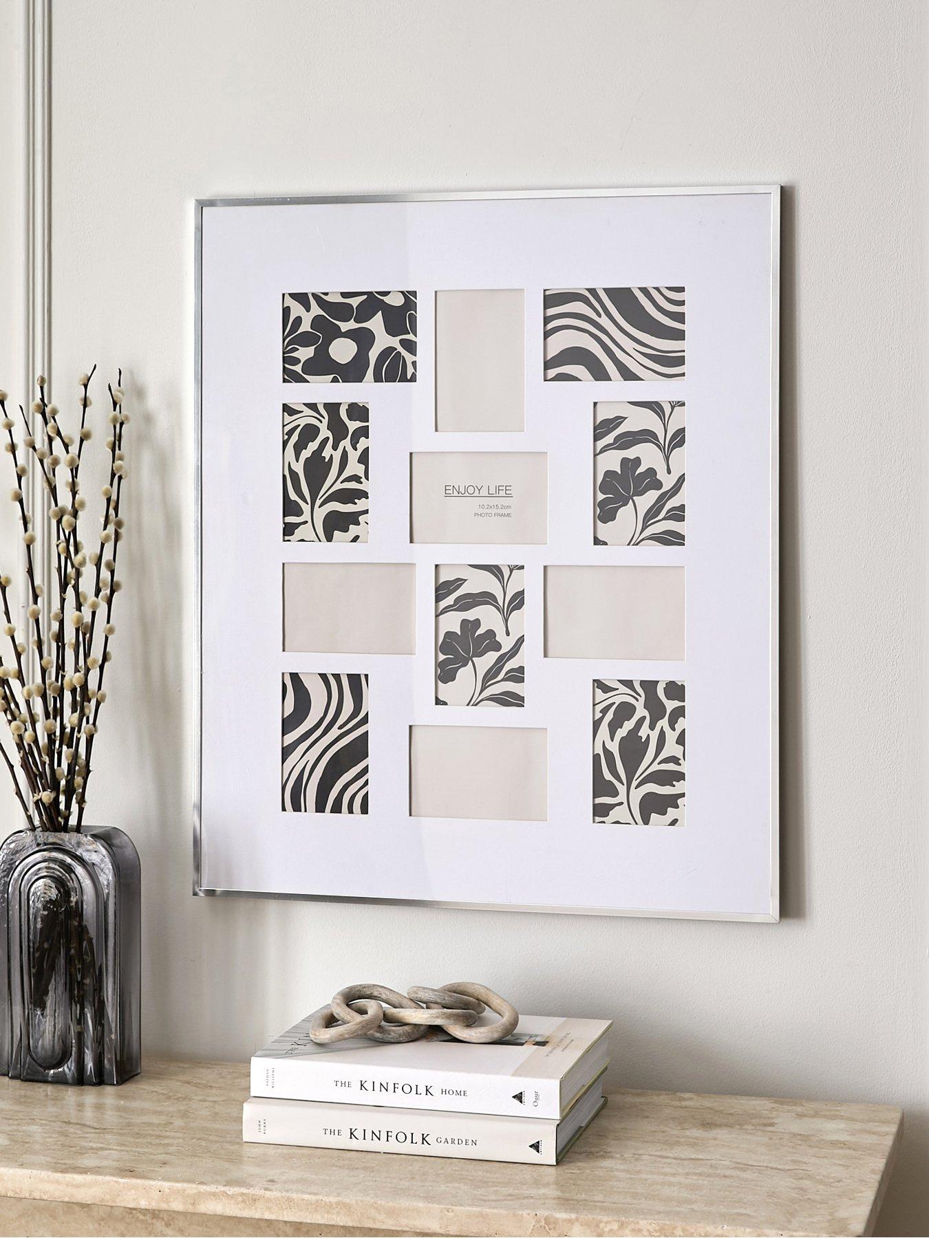 undefined 12-Photo Gallery Frame - Silver