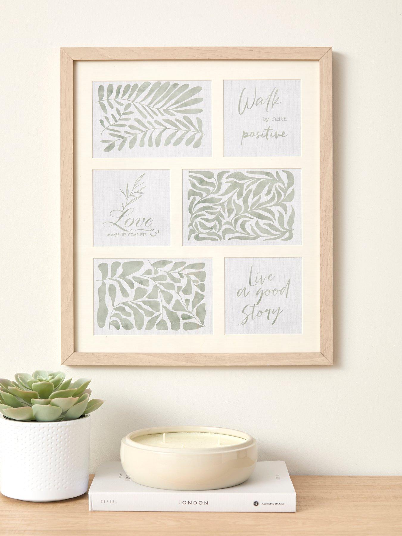 Image 1 of 5 of The Very Collection 6-Photo Natural Gallery Frame