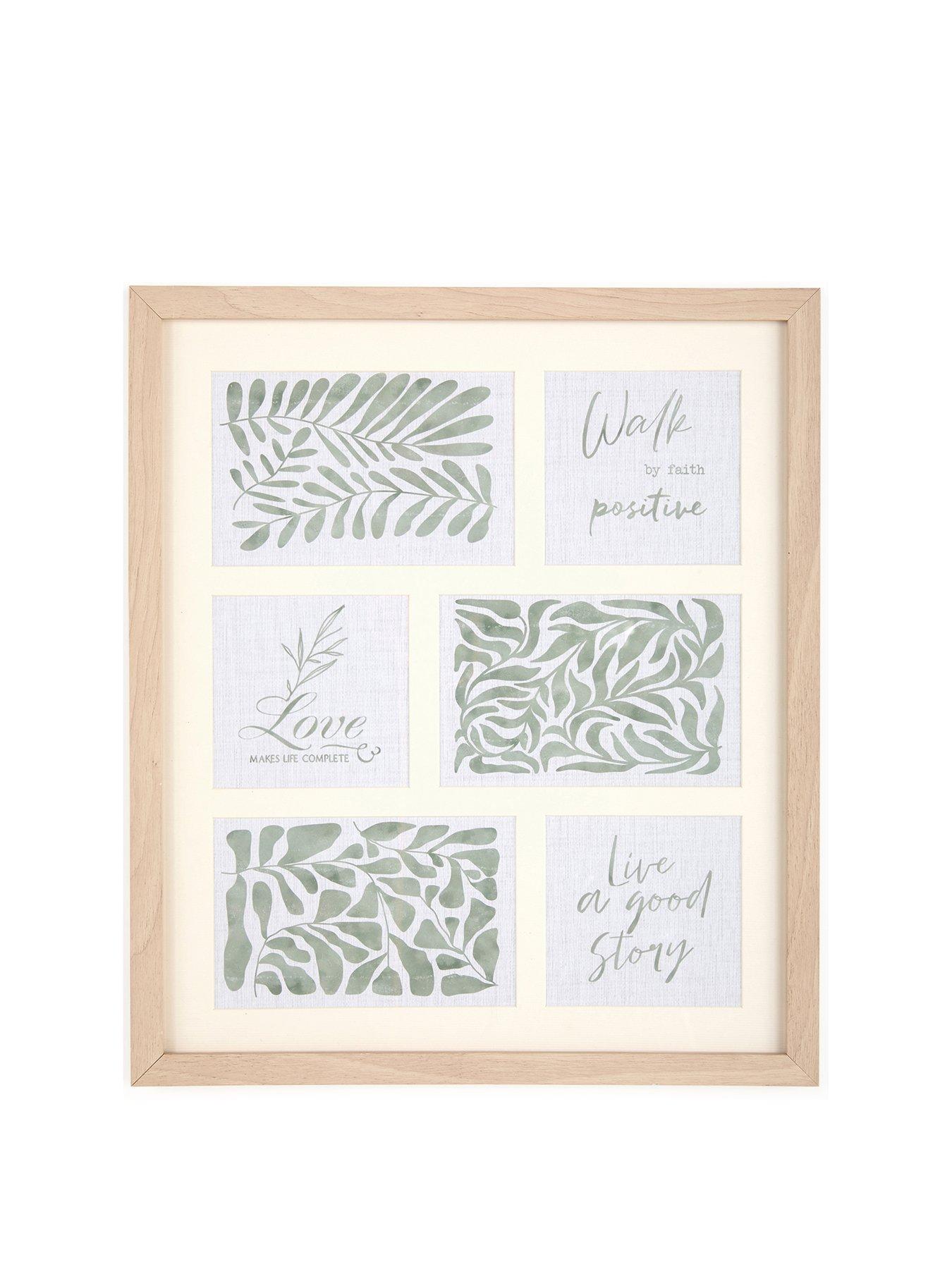 Image 2 of 5 of The Very Collection 6-Photo Natural Gallery Frame