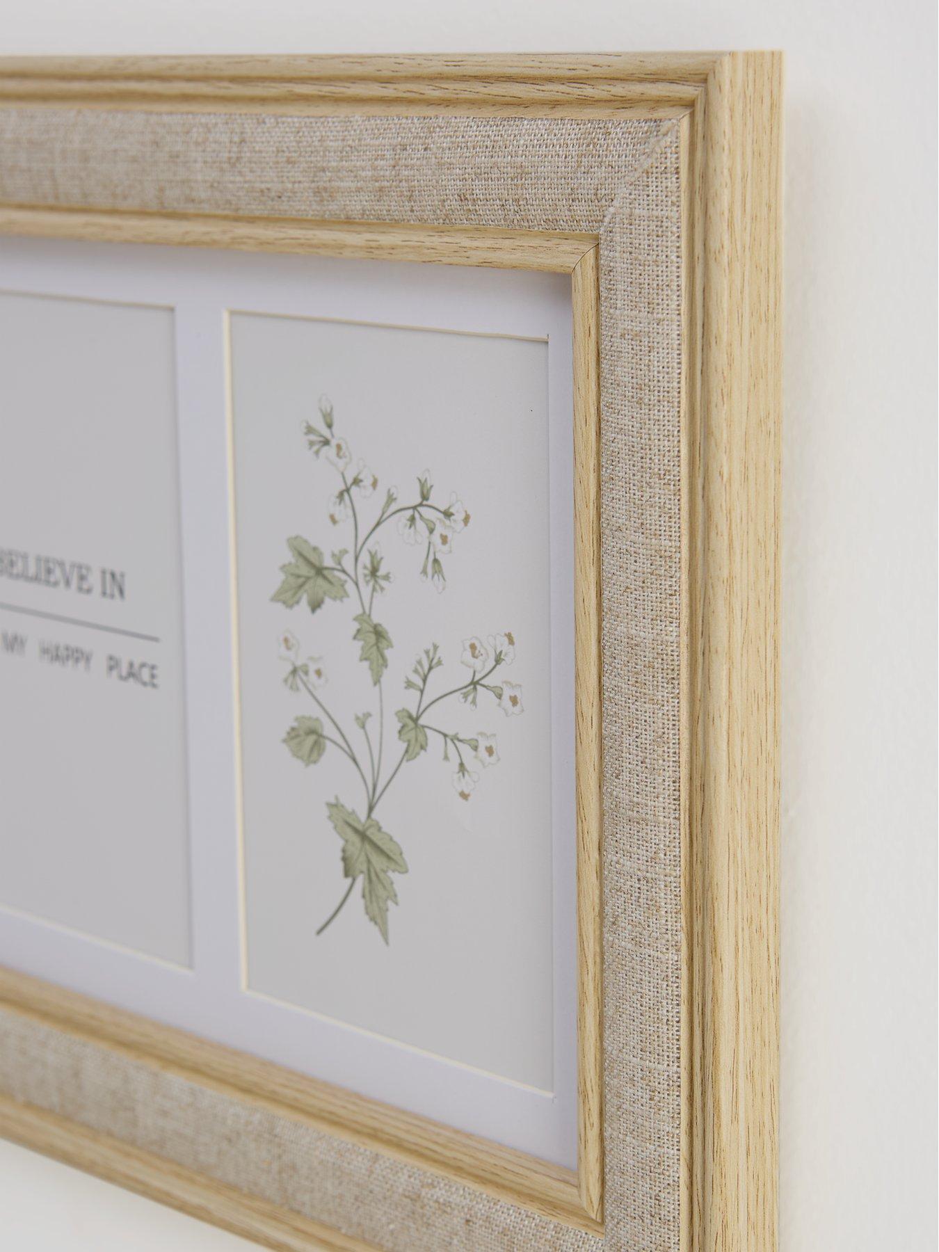 The Very Collection 5 Photo Linen Edge Frame 58x18cm | Very