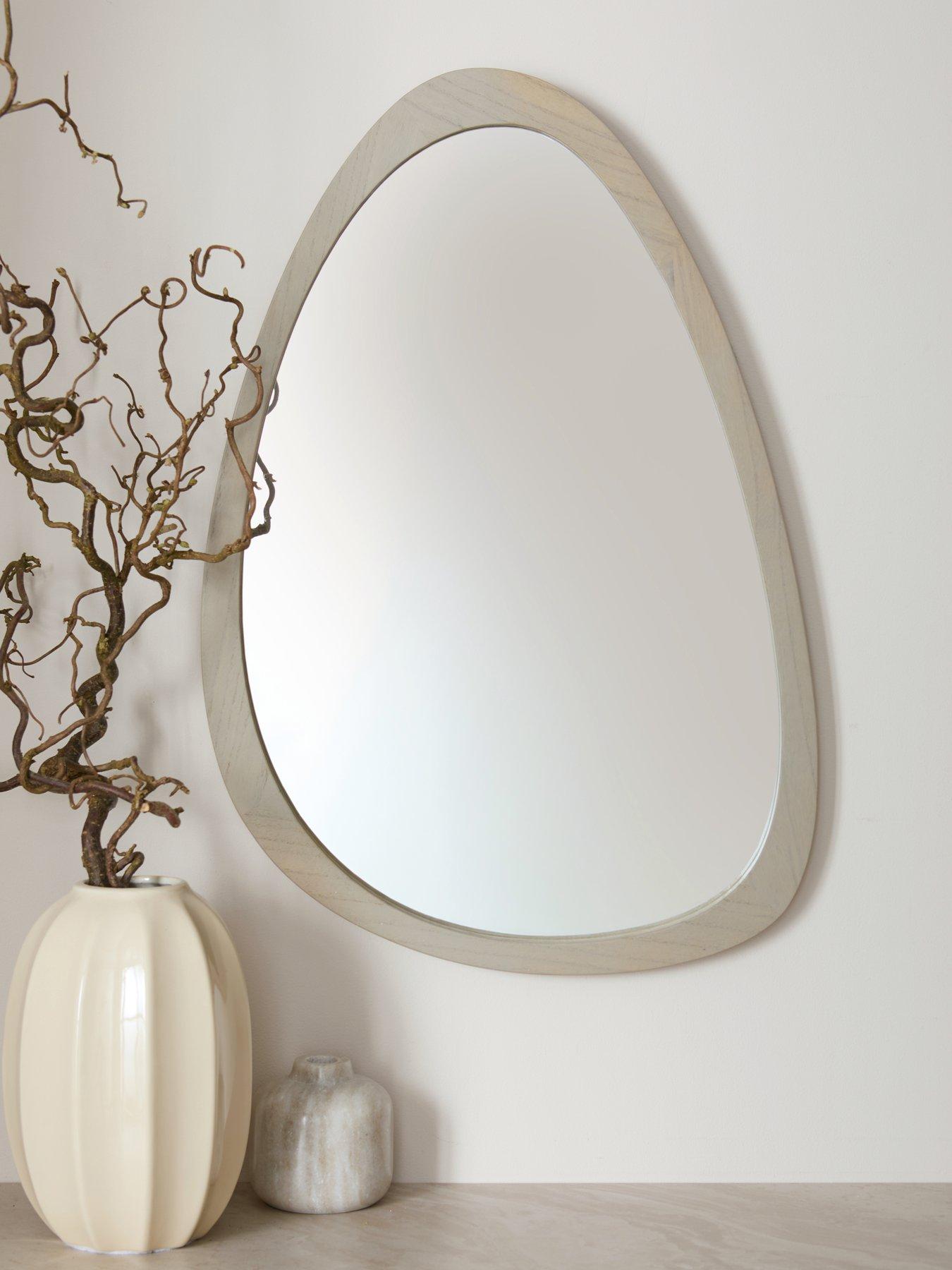 Image 1 of 7 of The Very Collection Wooden Frame Wall Mirror 40x60cm