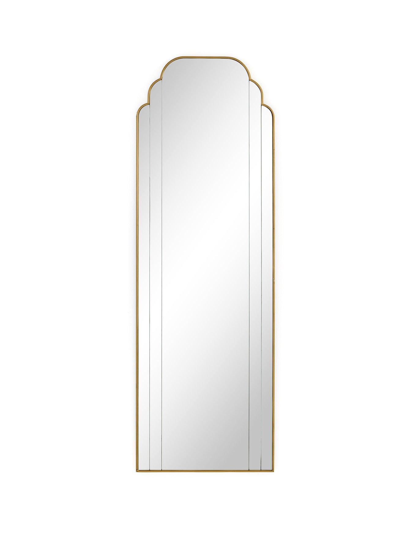 Image 2 of 5 of The Very Collection Fluted Edge Hanging Mirror 50x150cm