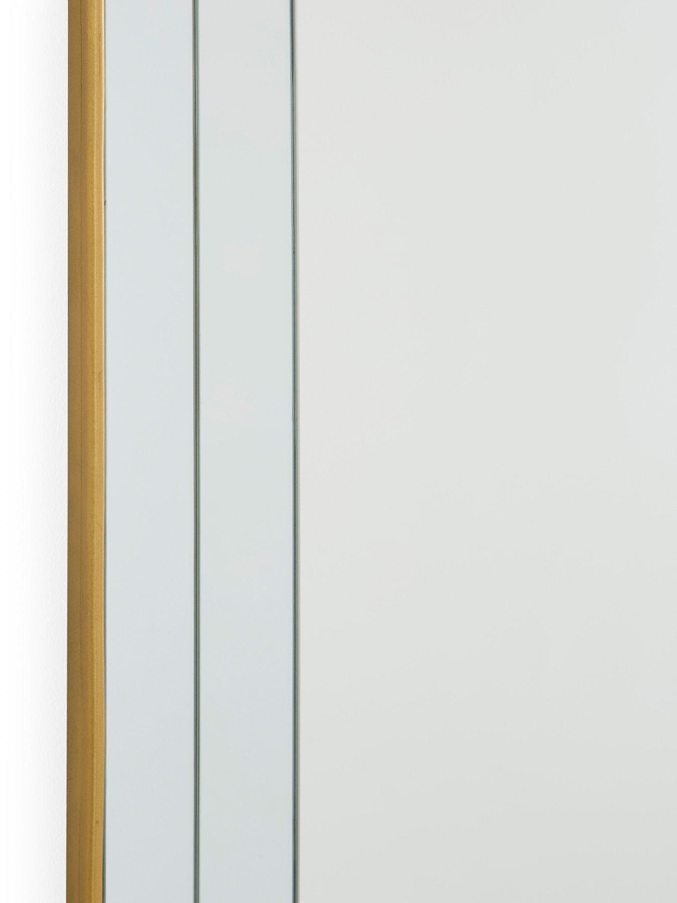 Image 5 of 5 of The Very Collection Fluted Edge Hanging Mirror 50x150cm