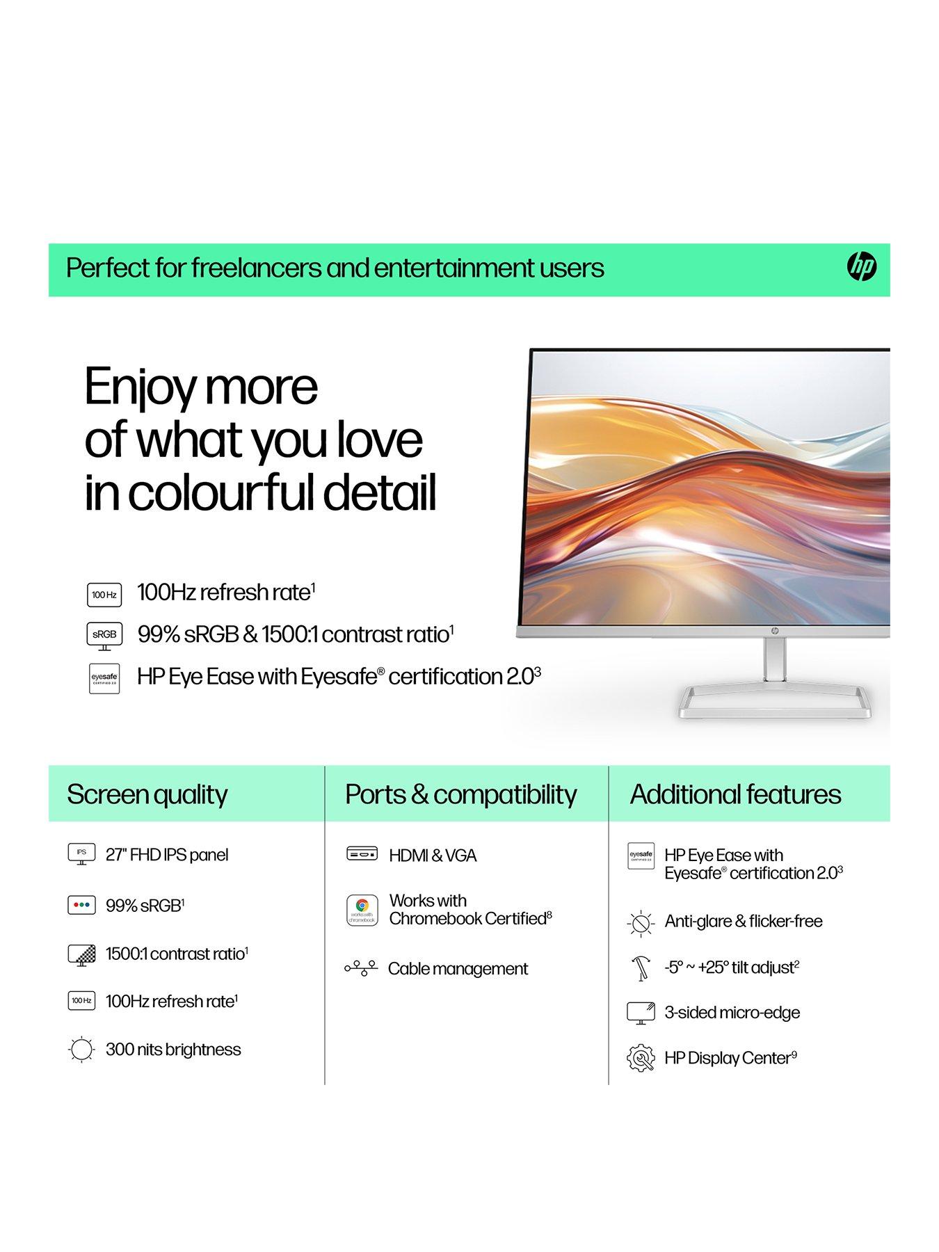 Image 3 of 8 of HP Series 5 - 527sf Monitor - 27in FHD - 100Hz