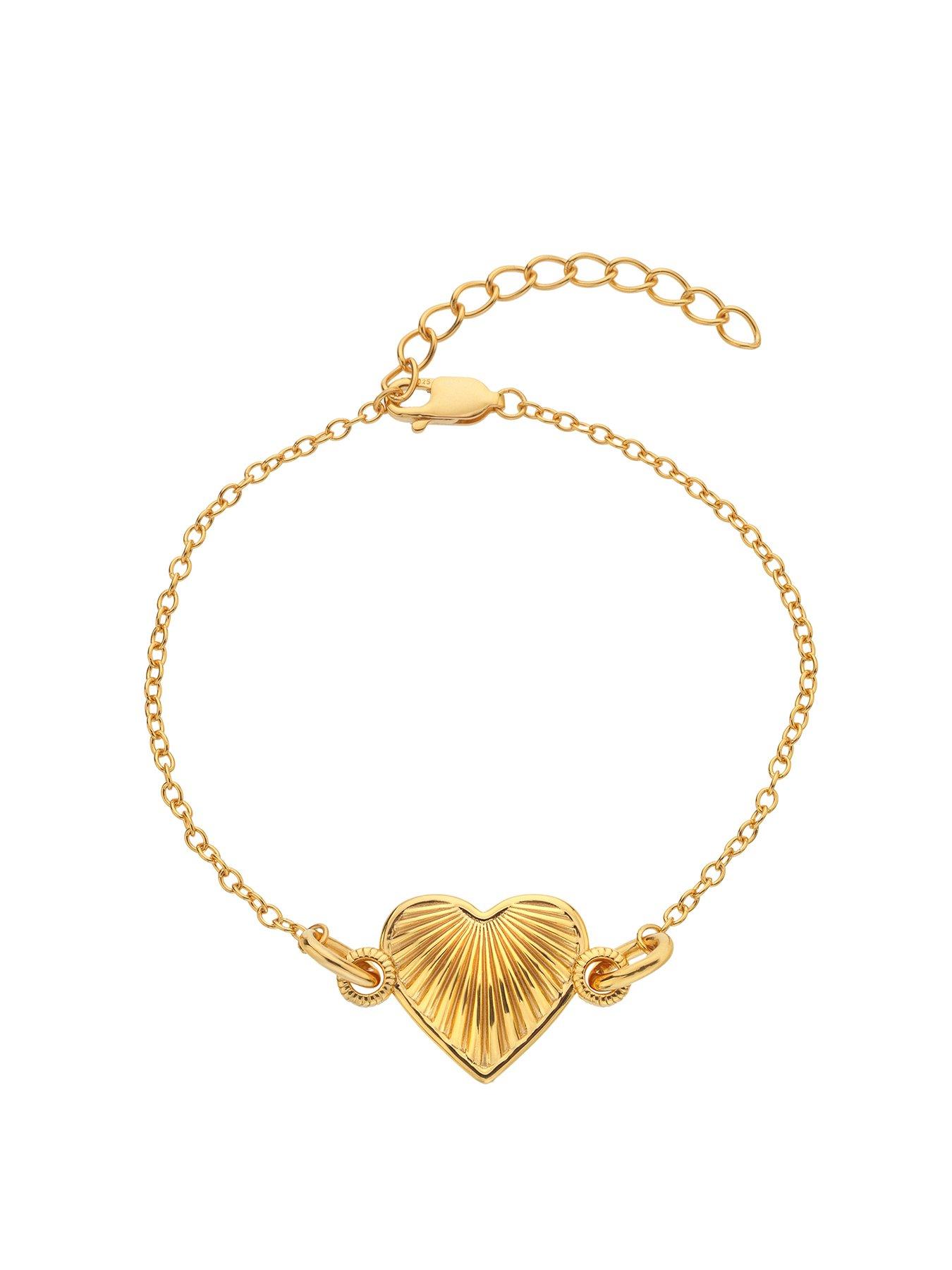 Product photograph of Hot Diamonds Hd X Jj Essence Heart Bracelet from very.co.uk