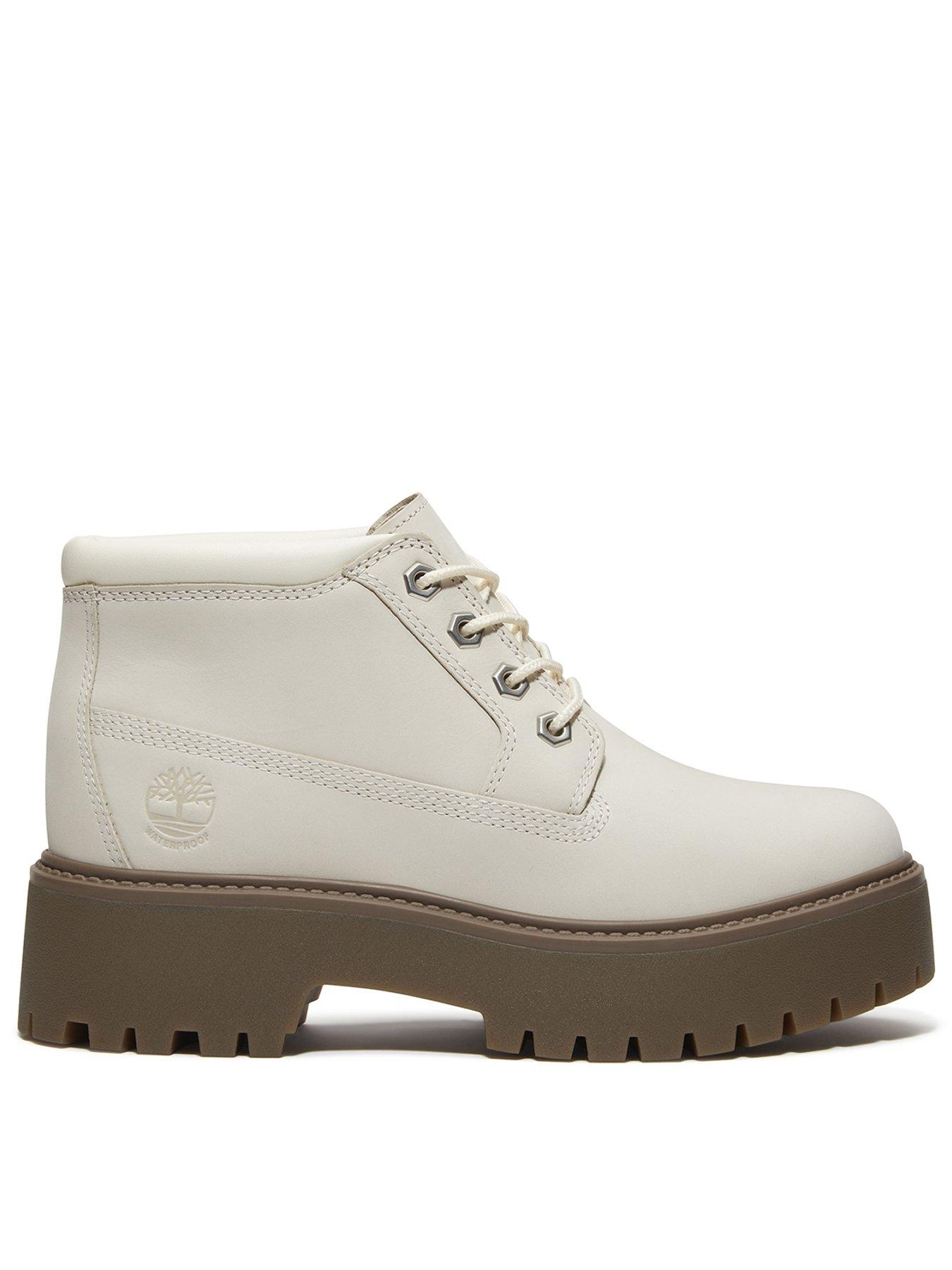 Timberland Stone Street Mid Lace Waterproof Boot Natural Nubuck