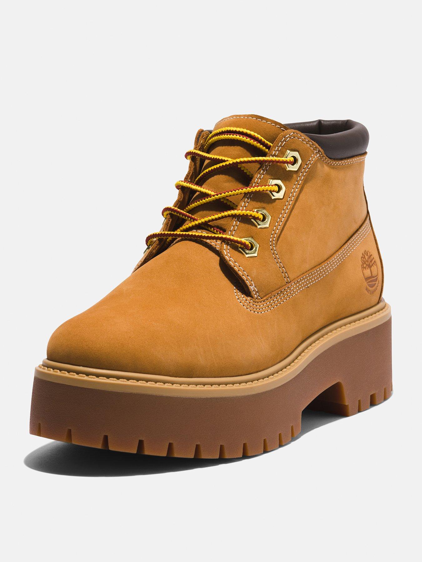 Image 2 of 7 of Timberland Stone Street Mid Lace Waterproof Boot - Wheat