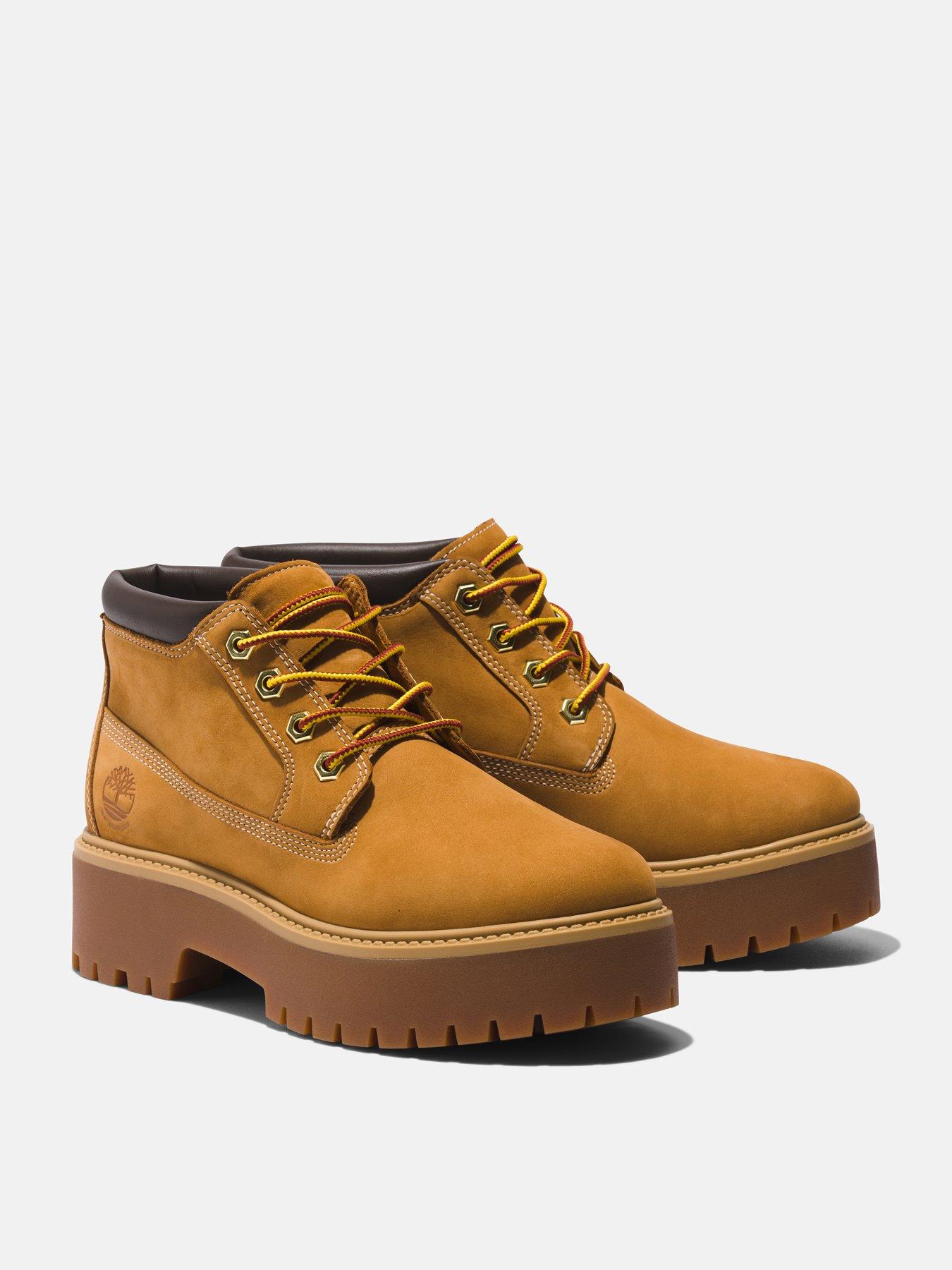 Image 6 of 7 of Timberland Stone Street Mid Lace Waterproof Boot - Wheat