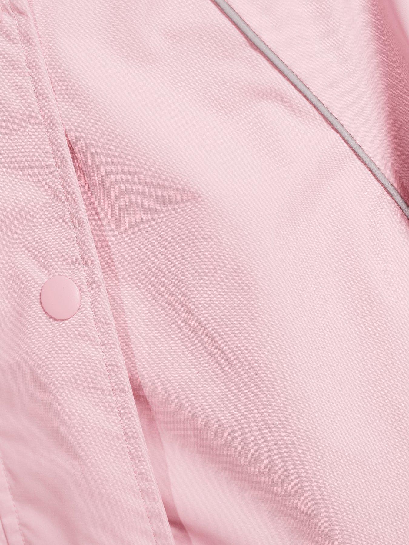 Image 4 of 5 of Mini V by Very Girls Fleece Lined Puddlesuit - Pink