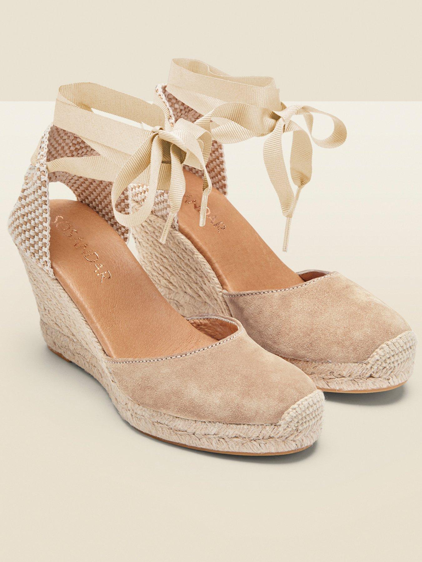 undefined Perla  Taupe Valenciana Wedge Espadrille - Tan
