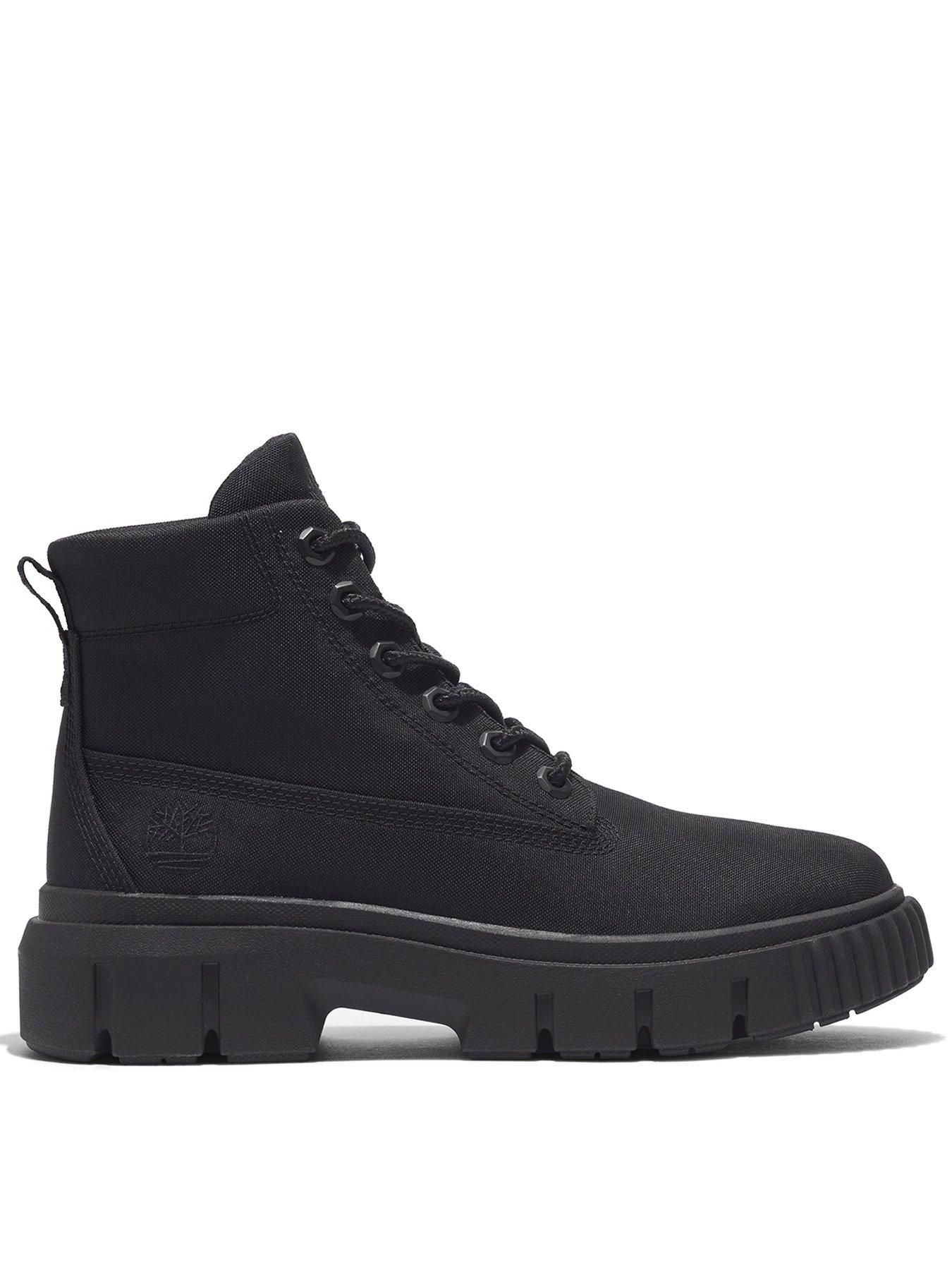 undefined Greyfield Mid Lace Boot - Jet Black