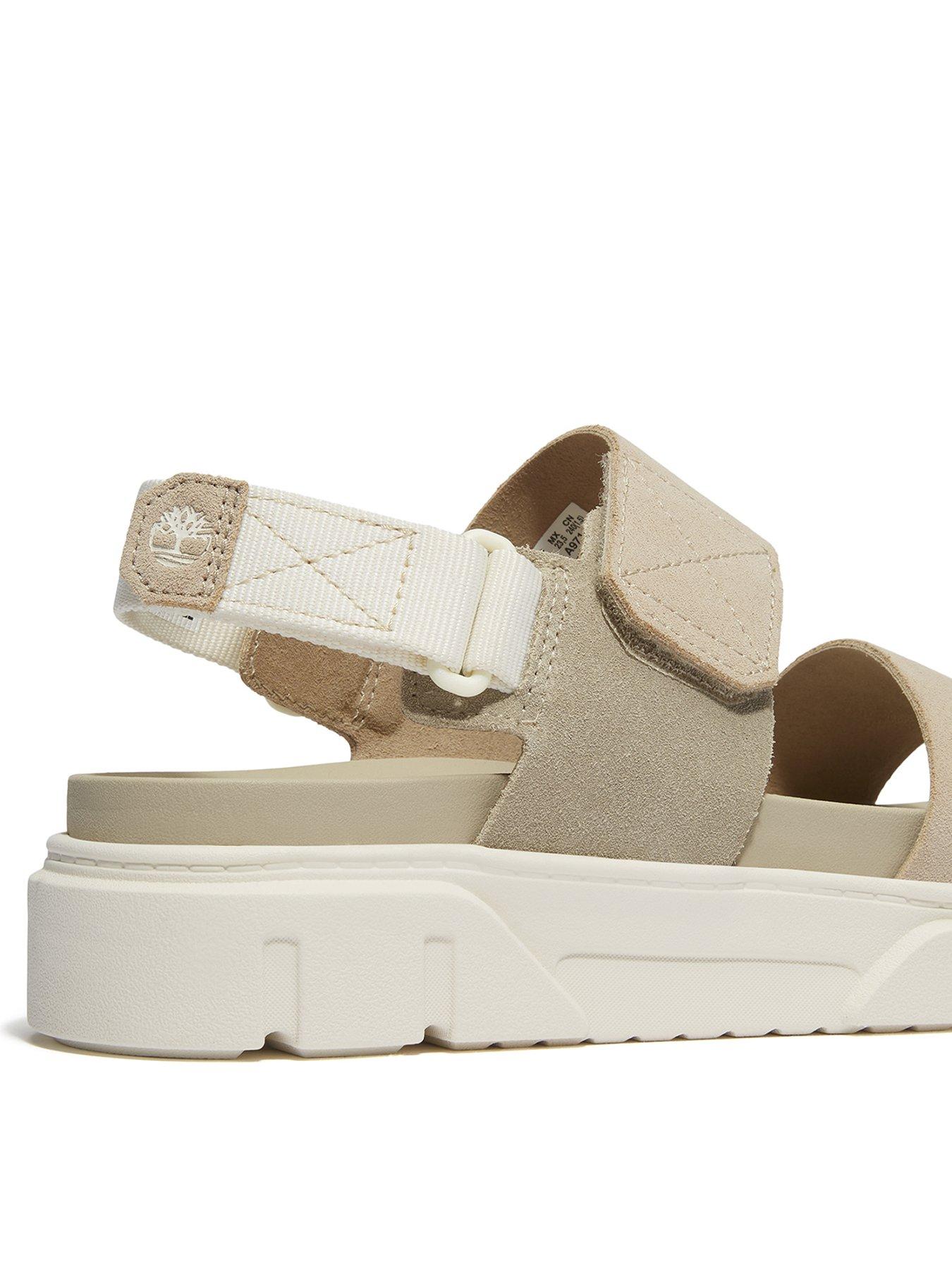 Timberland Greyfield Backstrap Sandal - Light Beige Suede | Very