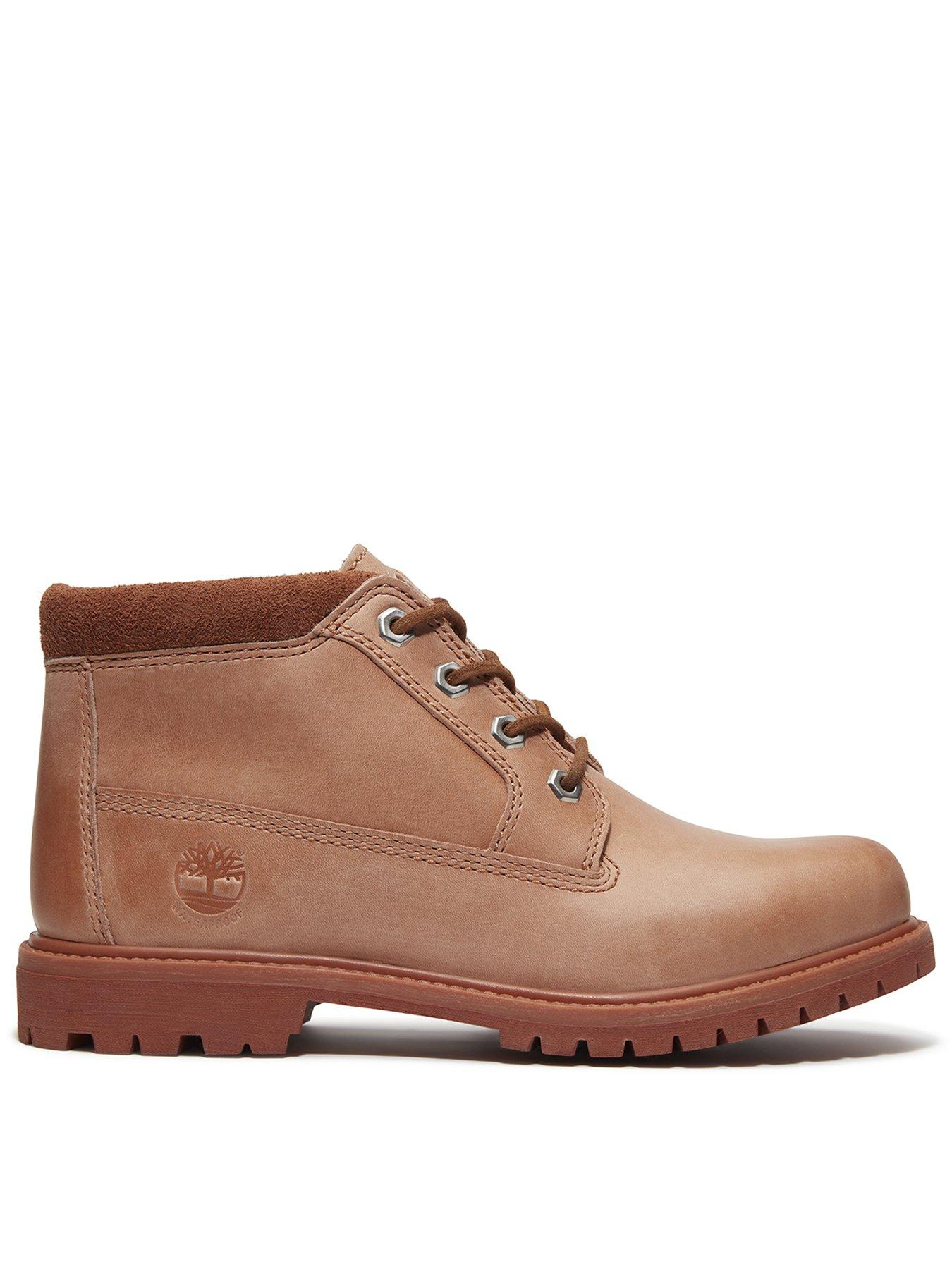 Image 1 of 7 of Timberland Nellie Mid Lc Waterproof Chukka - Light Red Full Grain