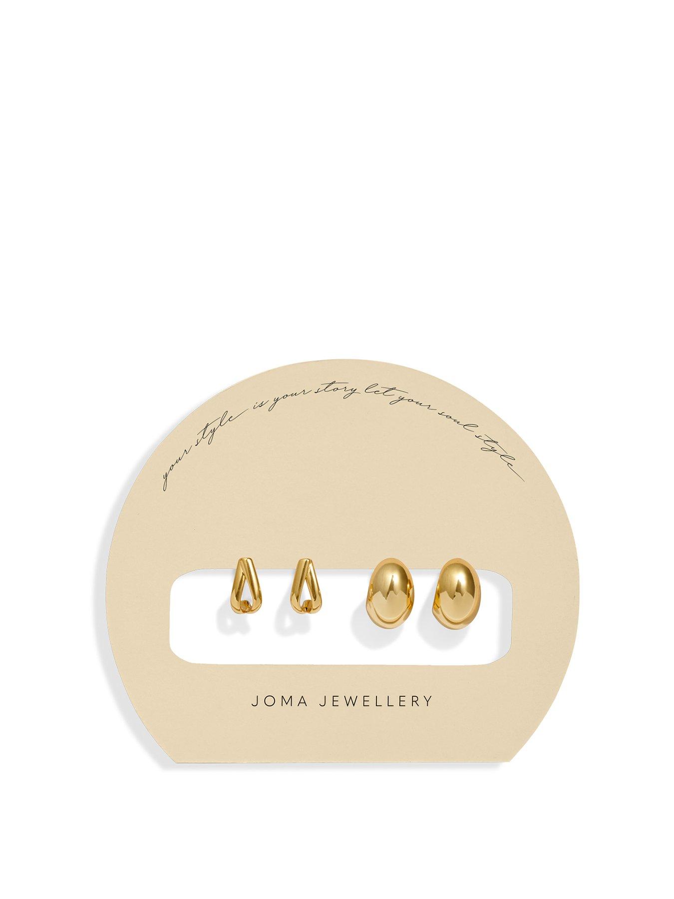undefined SOUL SHINE STACK STATEMENT Set of 2 Hoop Earrings