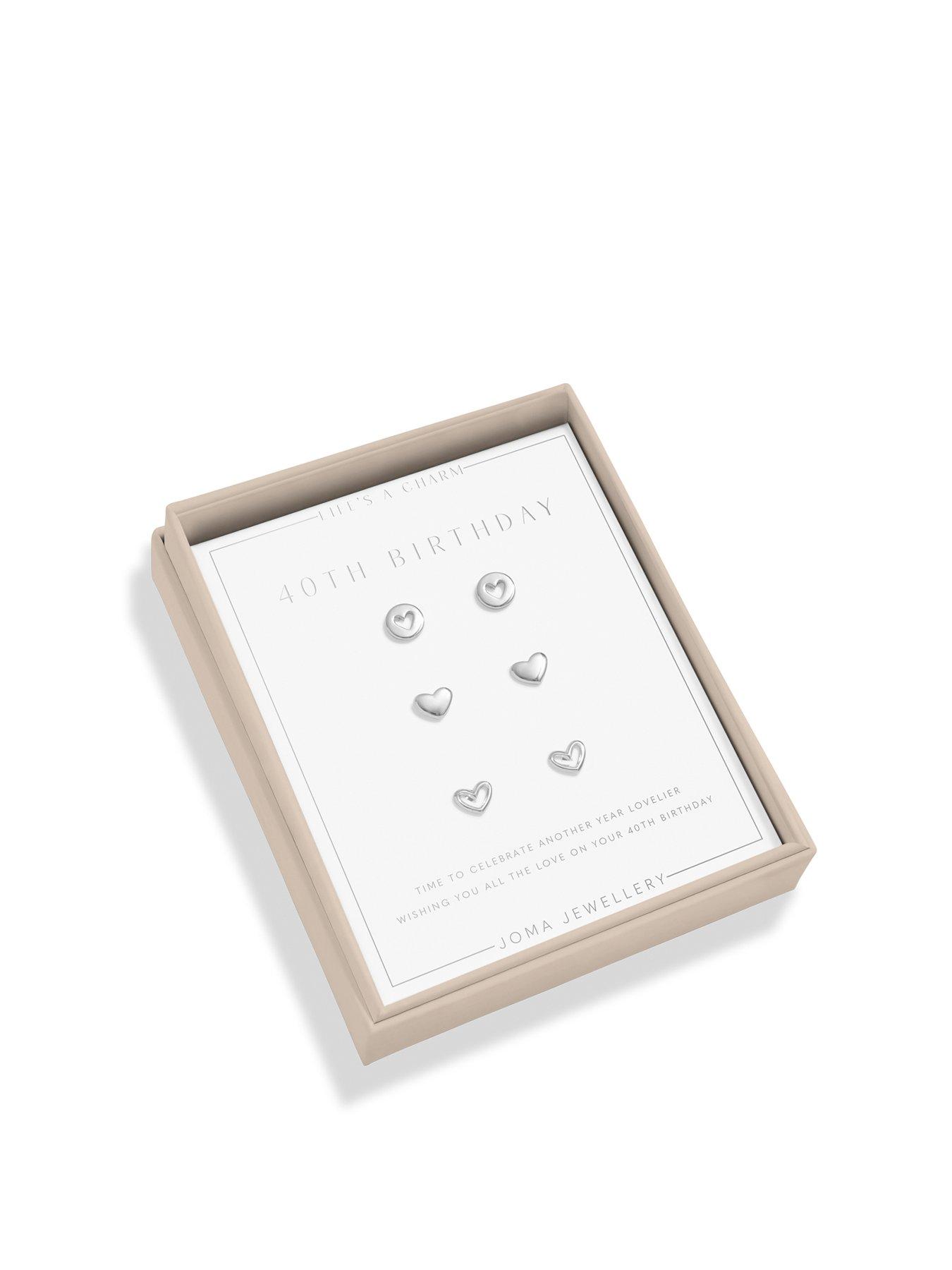undefined LIFES A CHARM 40TH BIRTHDAY 3 Pairs of Earrings
