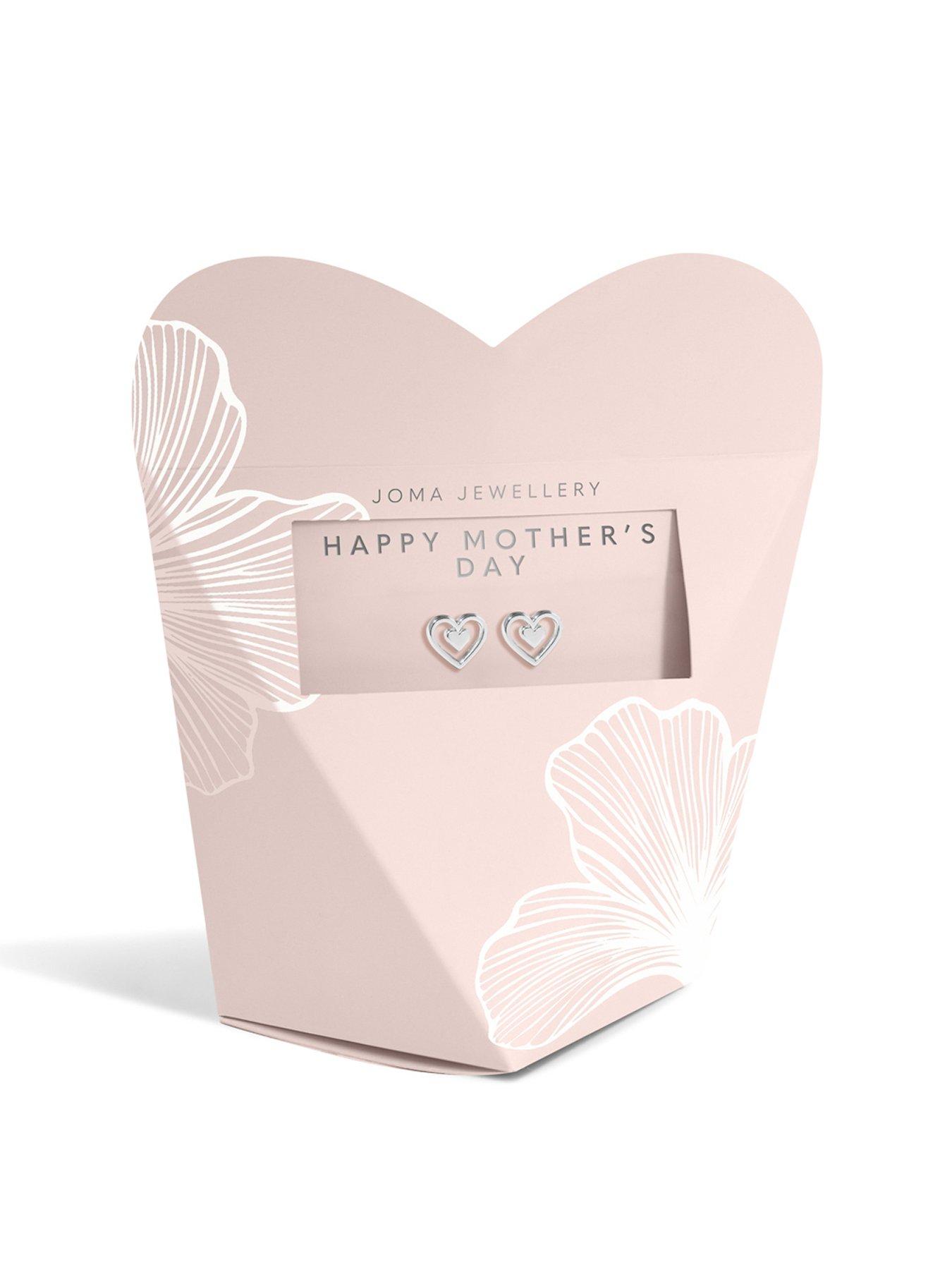 Image of Joma Jewellery Mothers Day From The Heart Earrings Happy Mothers Day