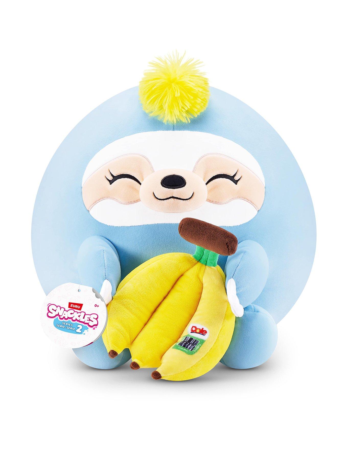 undefined Snackles Series 2 14" Plush Sloth & Dole Banana