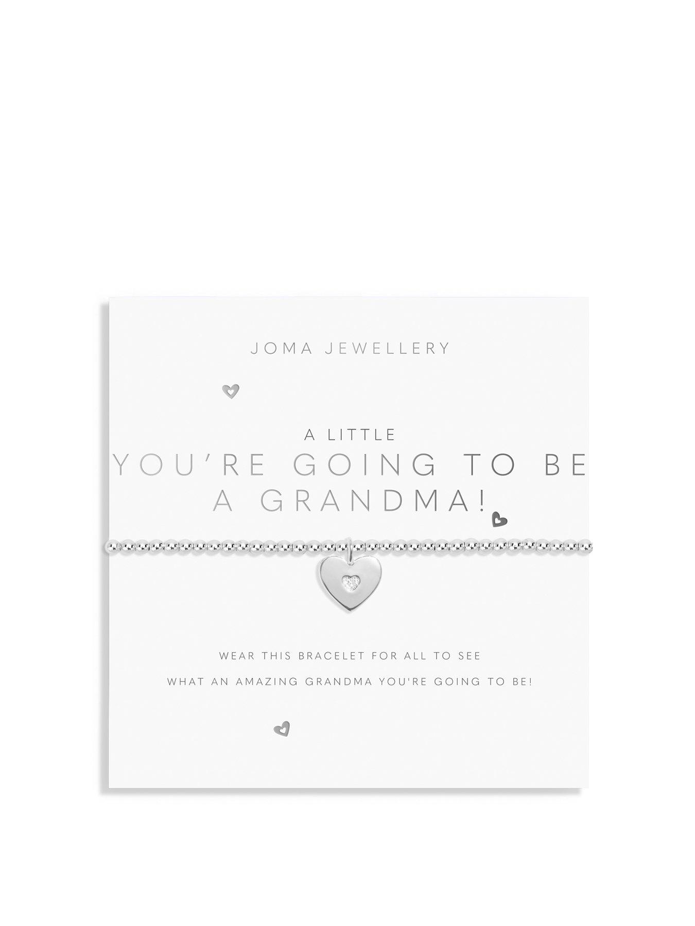 Product photograph of Joma Jewellery A Little Youre Going To Be A Grandma Bracelet from very.co.uk