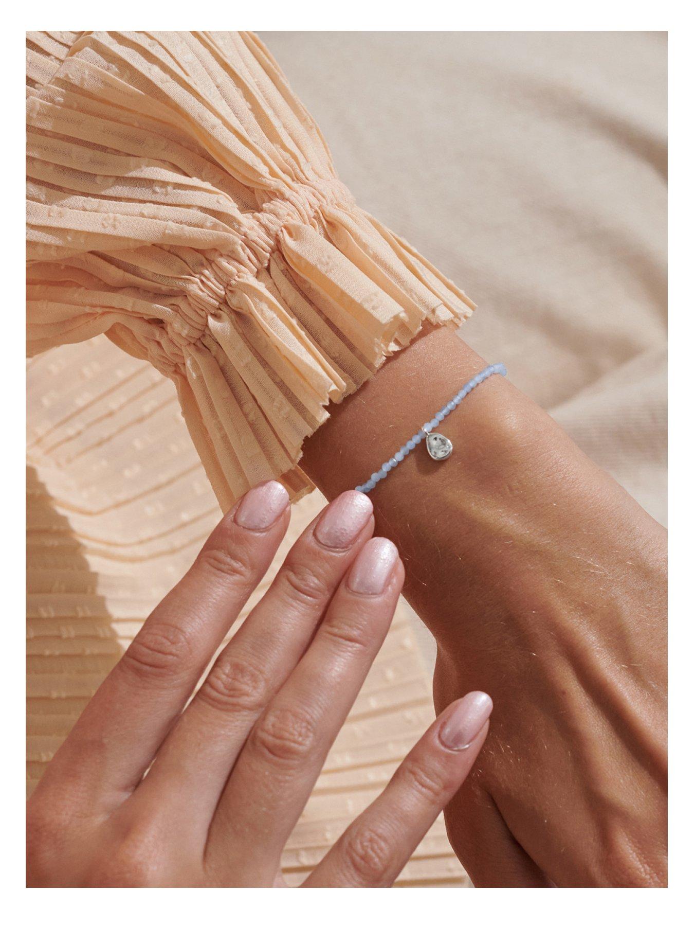 undefined MINI CHARMS AQUA CRYSTAL PEBBLE Bracelet