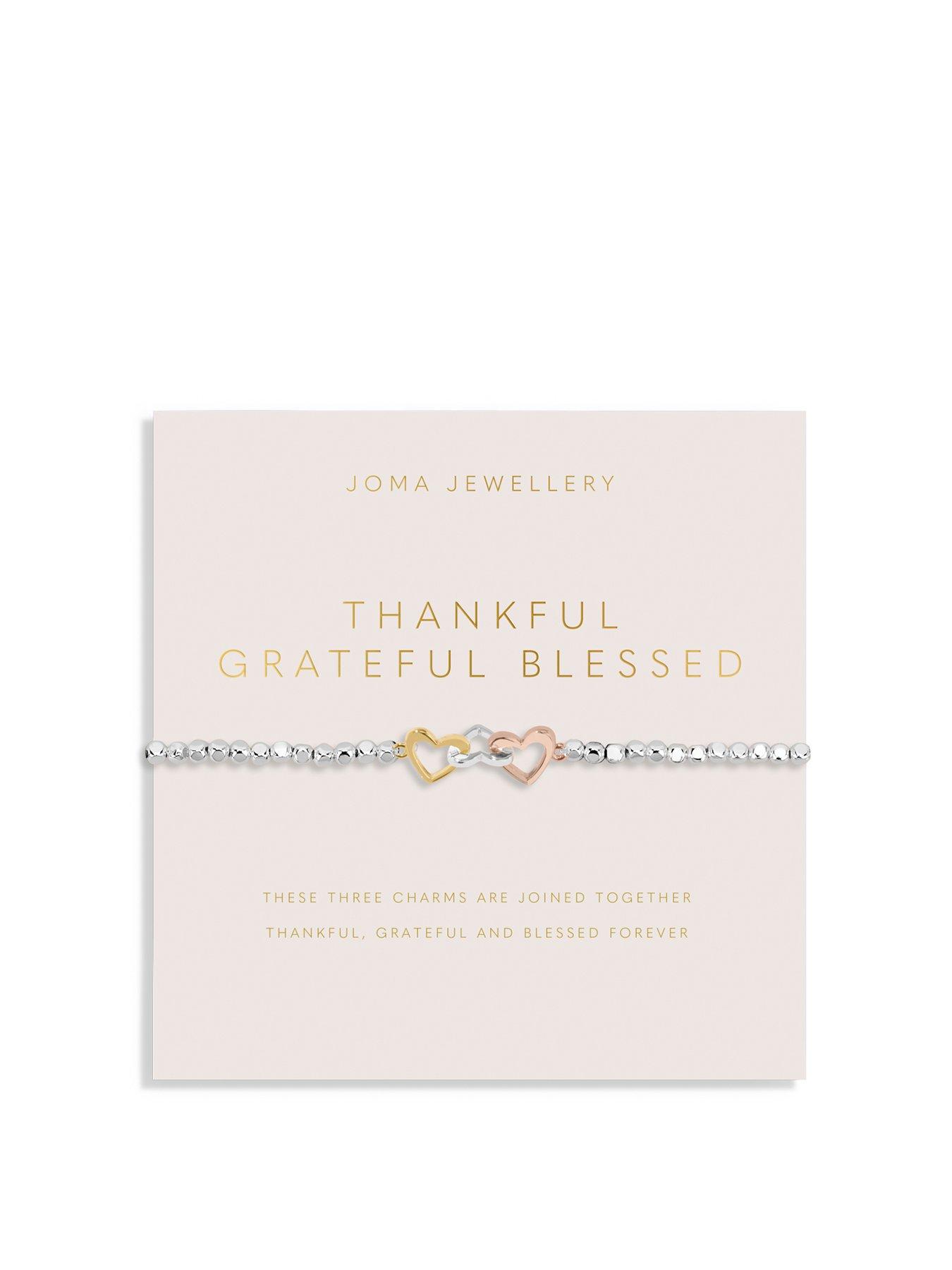 Joma Jewellery FOREVER YOURS THANKFUL GRATEFUL BLESSED Bracelet