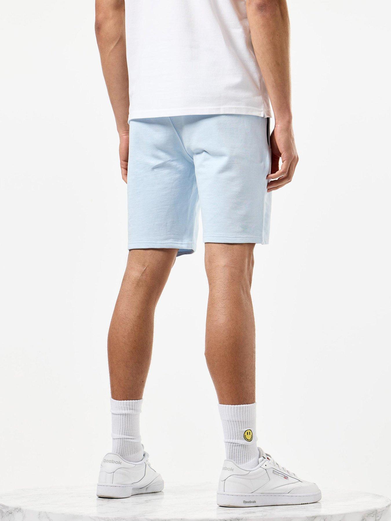 Image 3 of 6 of Weekend Offender Hawkins Pocket Jogging Shorts - Blue
