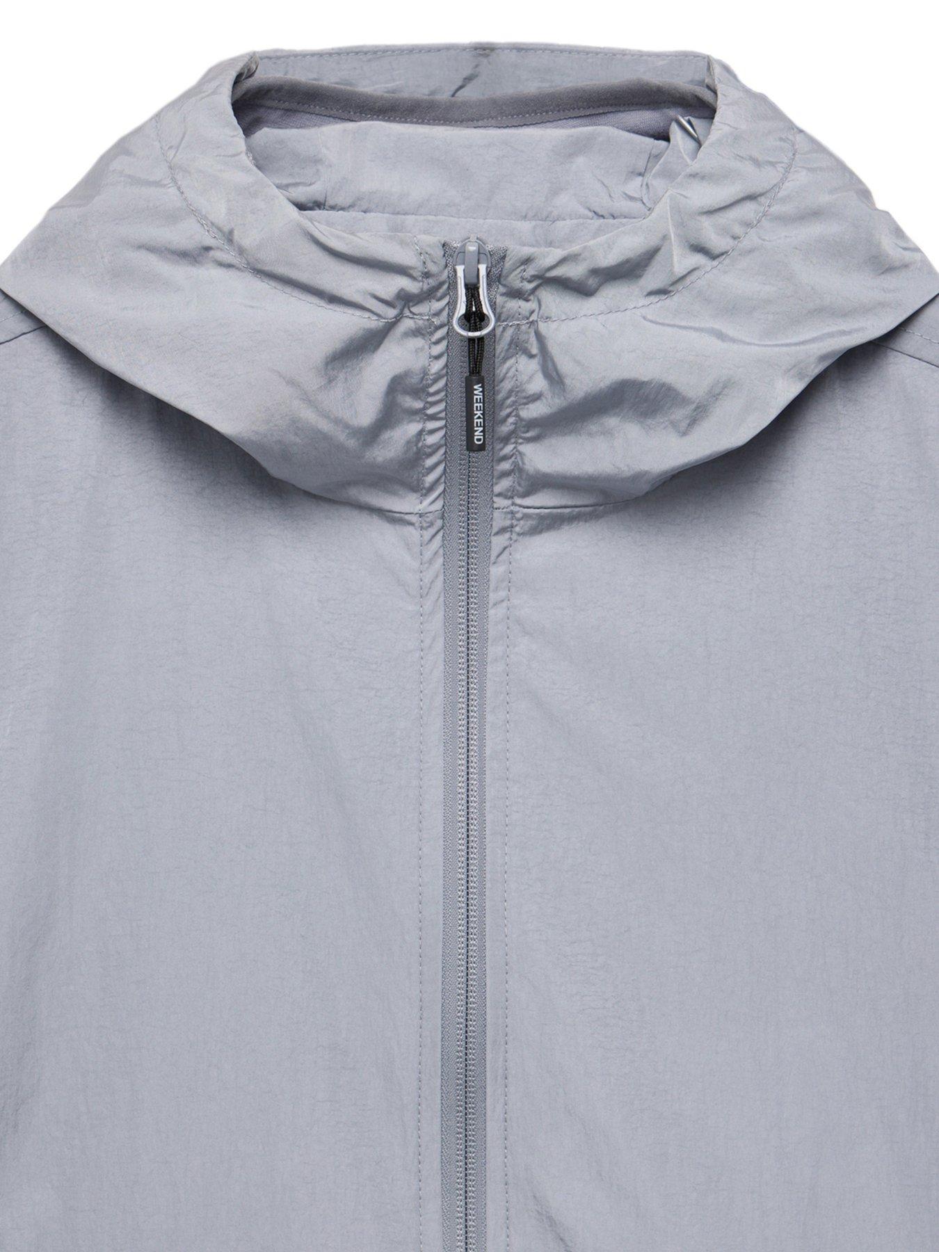 Image 5 of 6 of Weekend Offender Technician Classic Windbreaker Jacket - Grey