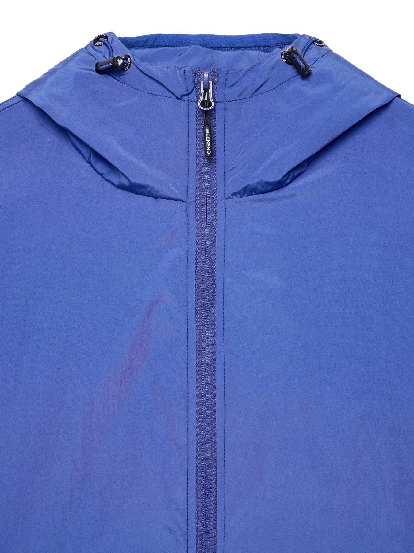 Image 5 of 6 of Weekend Offender Technician Classic Windbreaker Jacket - Blue