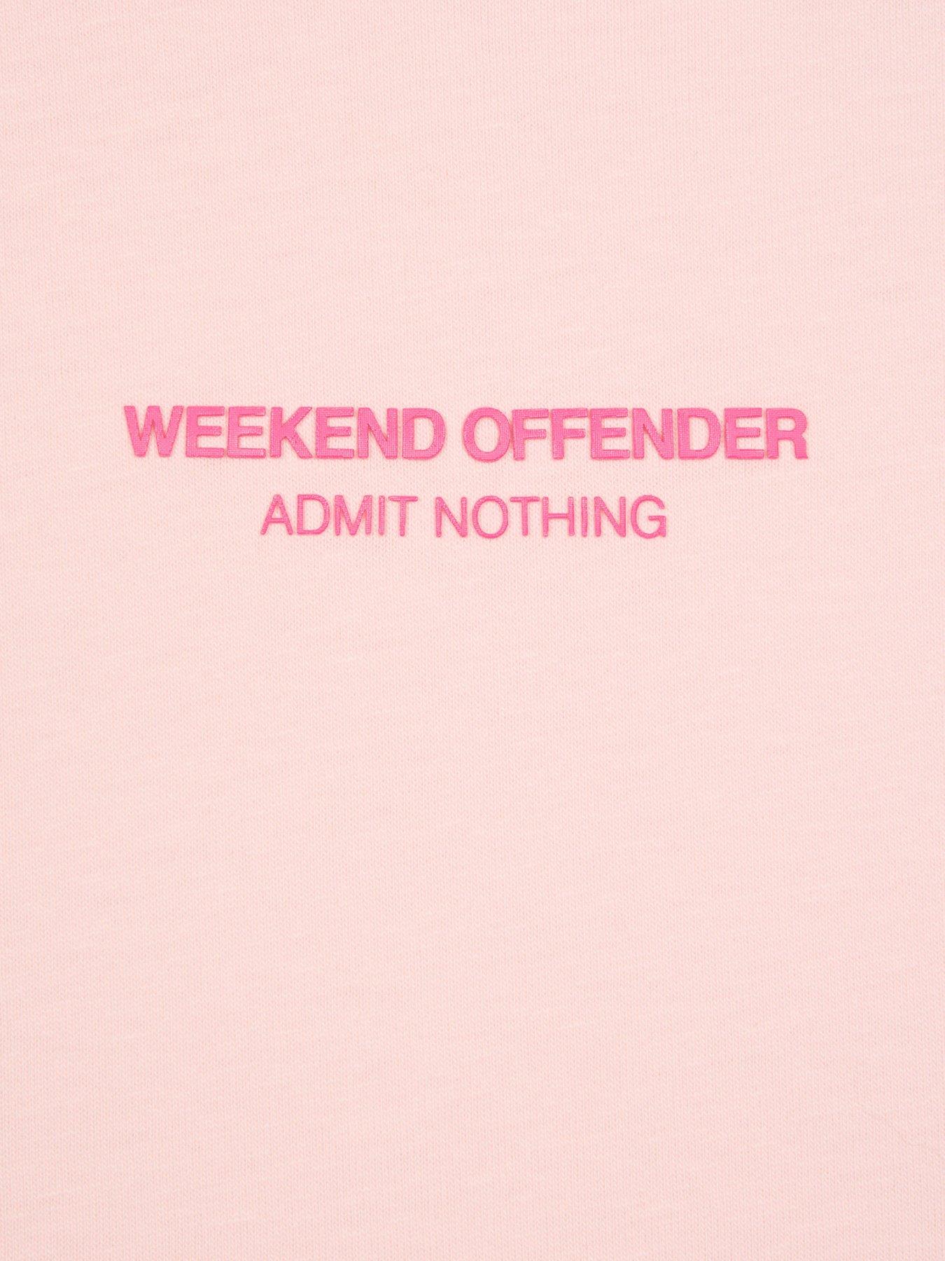 Image 6 of 6 of Weekend Offender Millergrove Woan Chest Print Tee - Pink