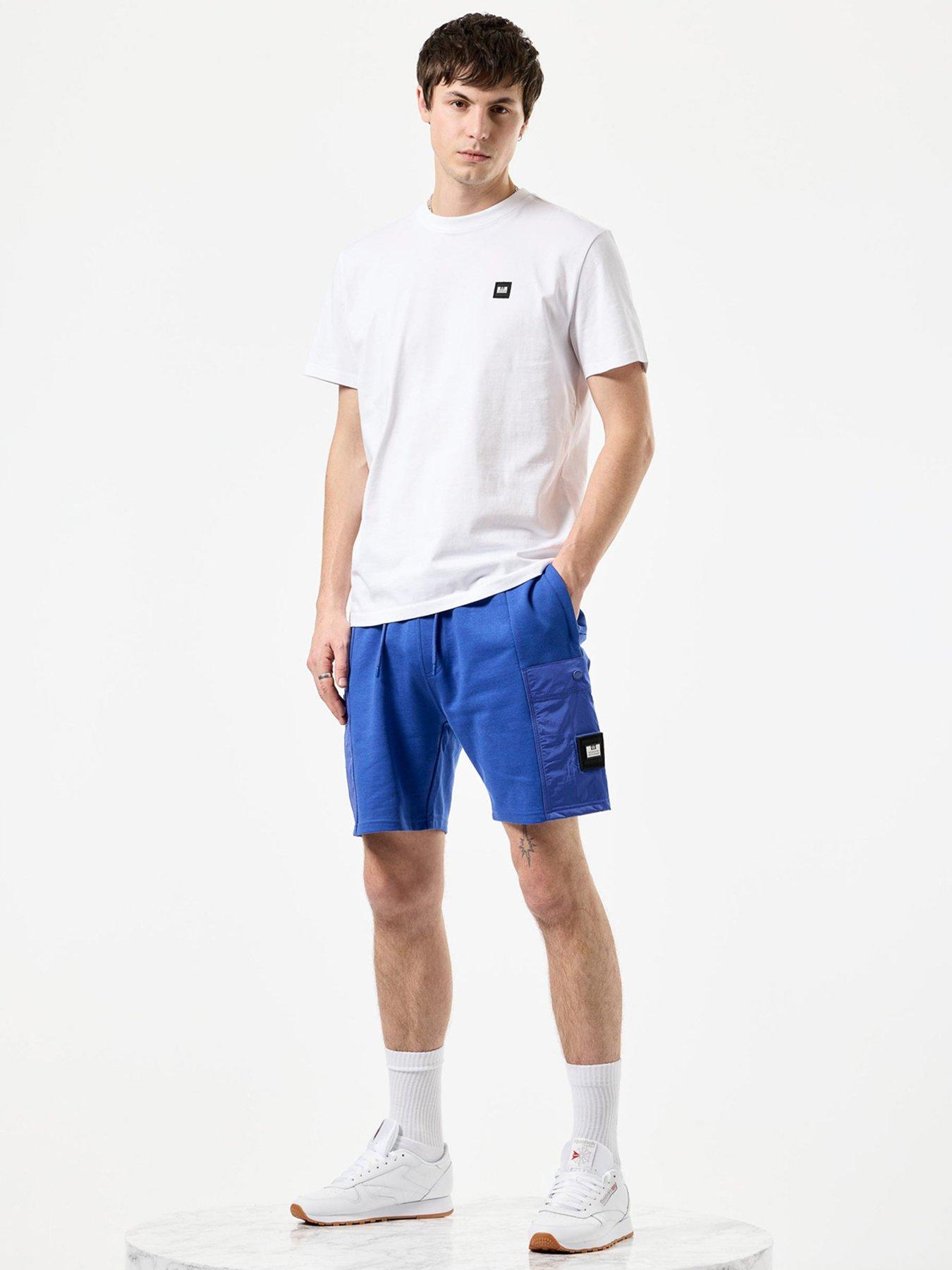 undefined Chiyoda Overlay Jog Shorts - Blue
