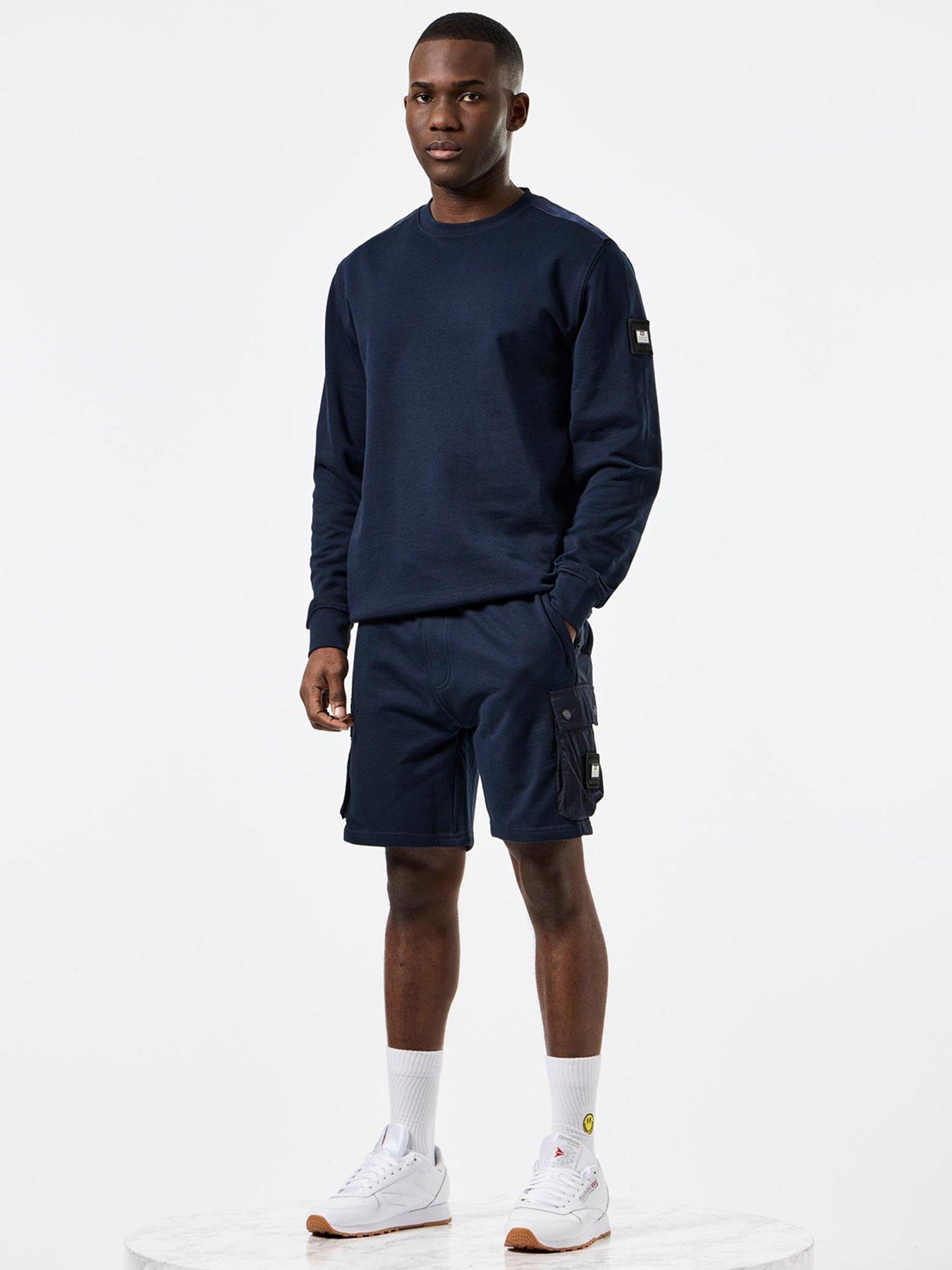 undefined Pink Sands Classic Overlay Cargo Jog Short - Navy
