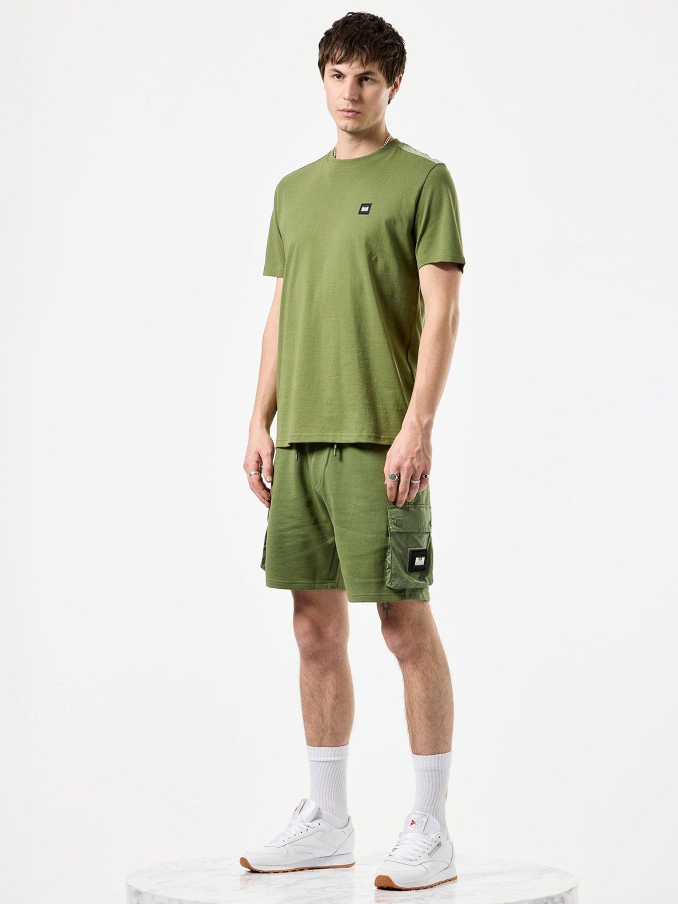 undefined Pink Sands Classic Overlay Cargo Jogging Shorts - Green