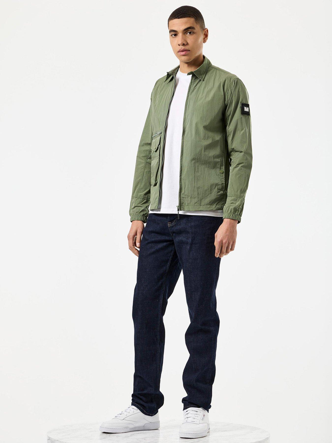 Image 2 of 6 of Weekend Offender Vinnie Classic Nylon Overshirt - Green