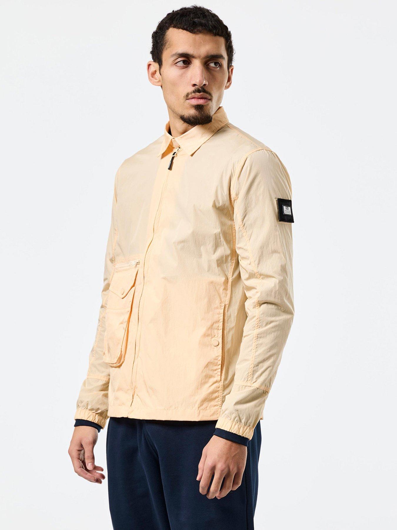 Image of Weekend Offender Vinnie Classic Nylon Overshirt - Gold