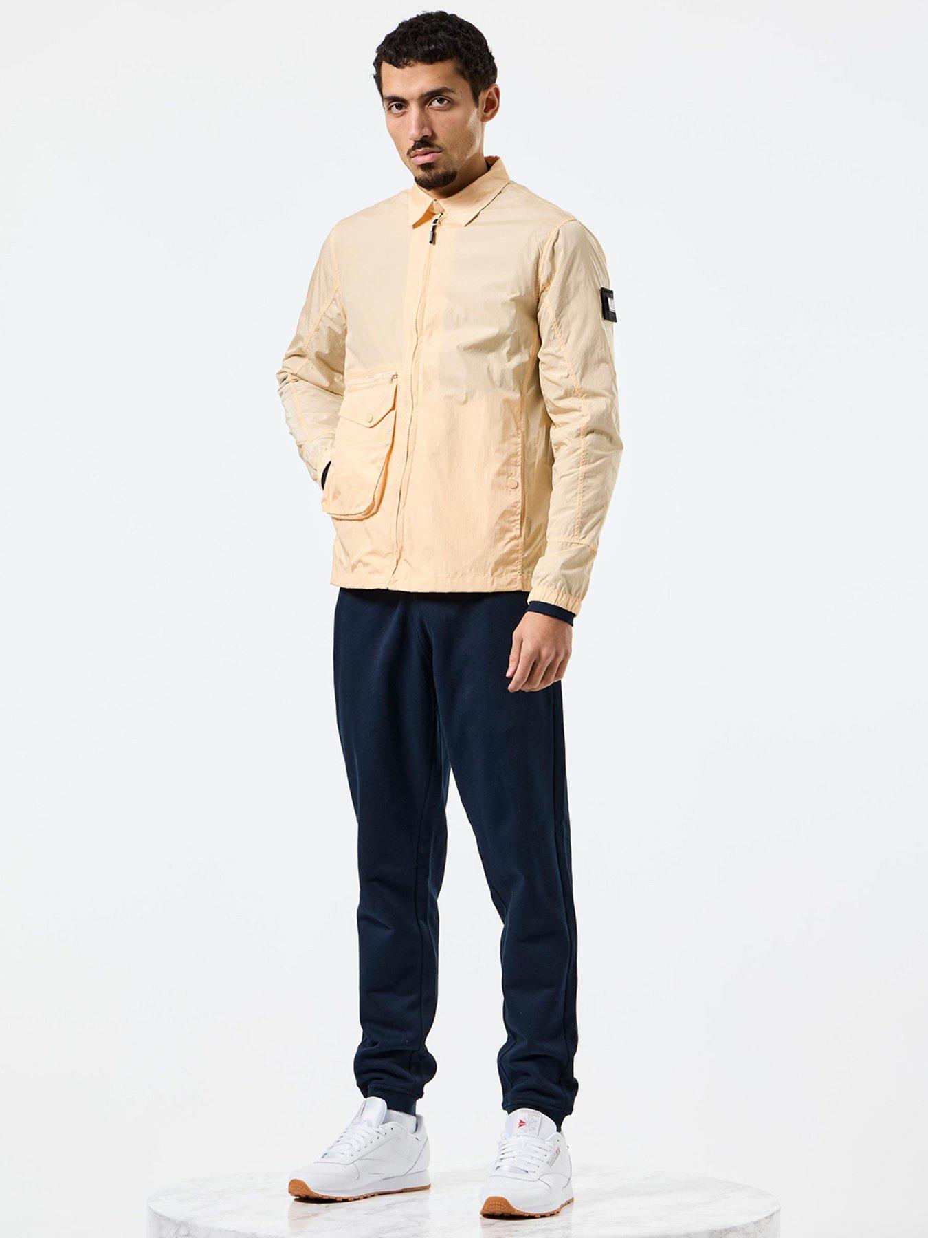 Image 2 of 6 of Weekend Offender Vinnie Classic Nylon Overshirt - Gold