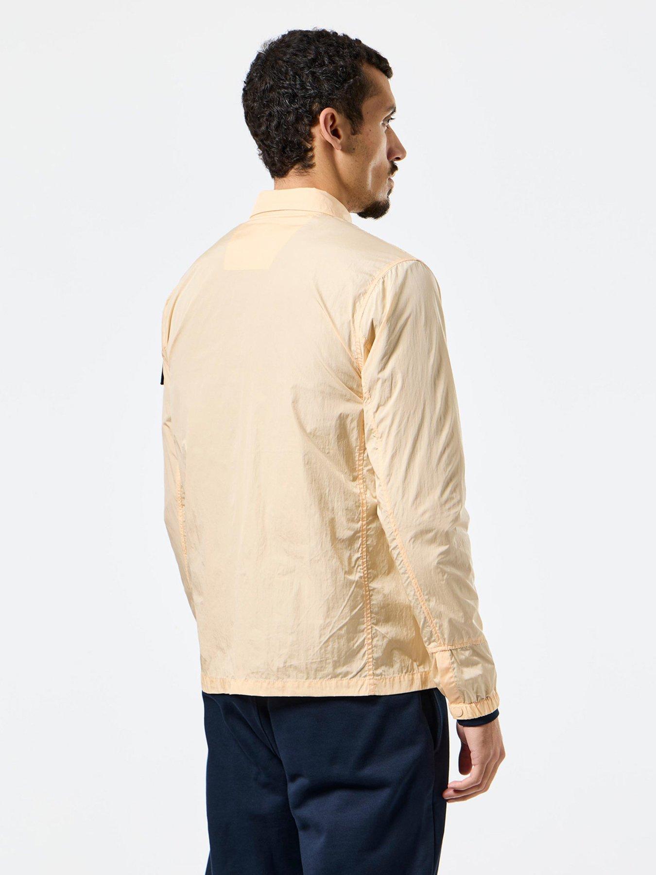 Image 3 of 6 of Weekend Offender Vinnie Classic Nylon Overshirt - Gold
