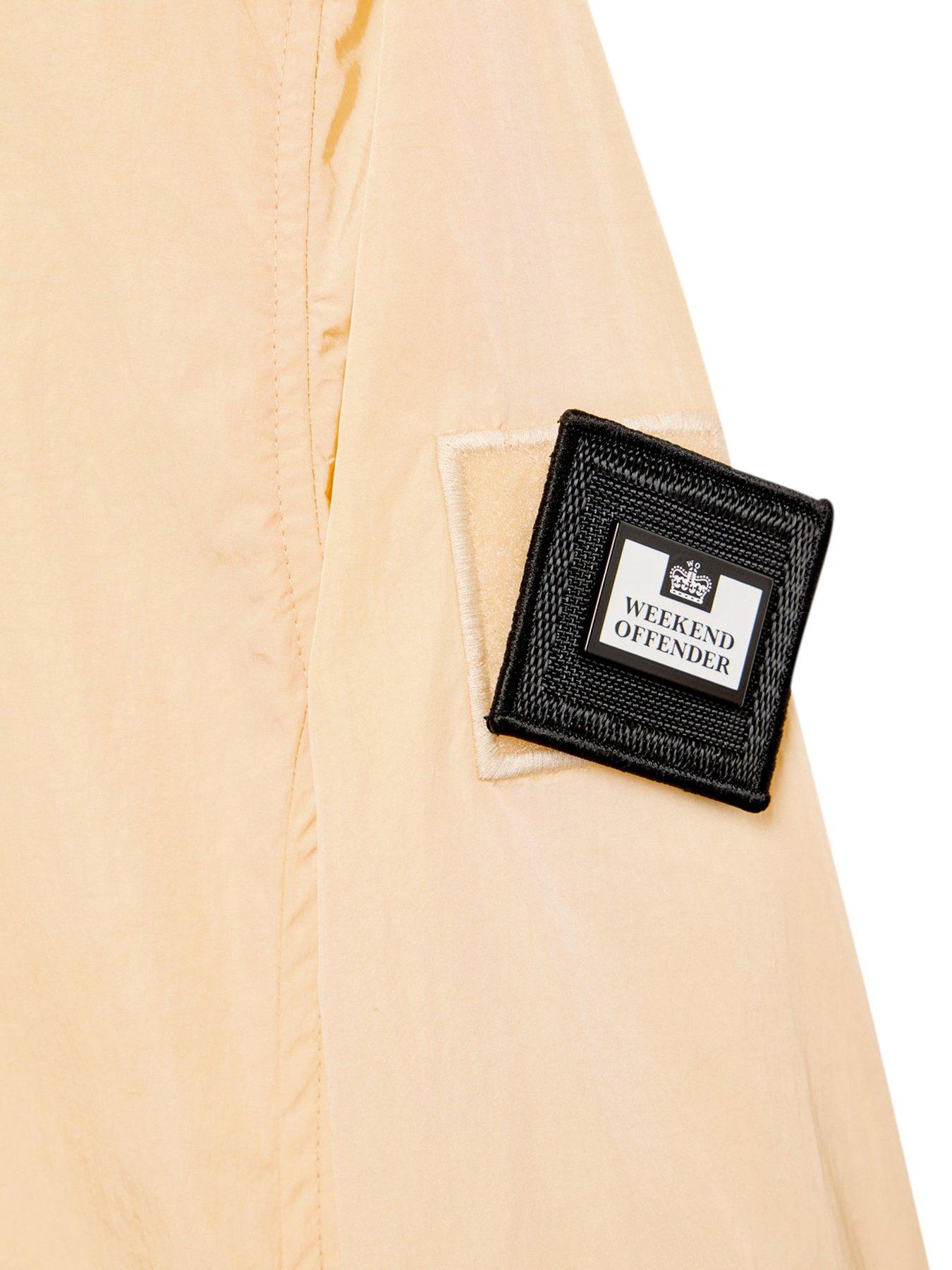 Image 6 of 6 of Weekend Offender Vinnie Classic Nylon Overshirt - Gold