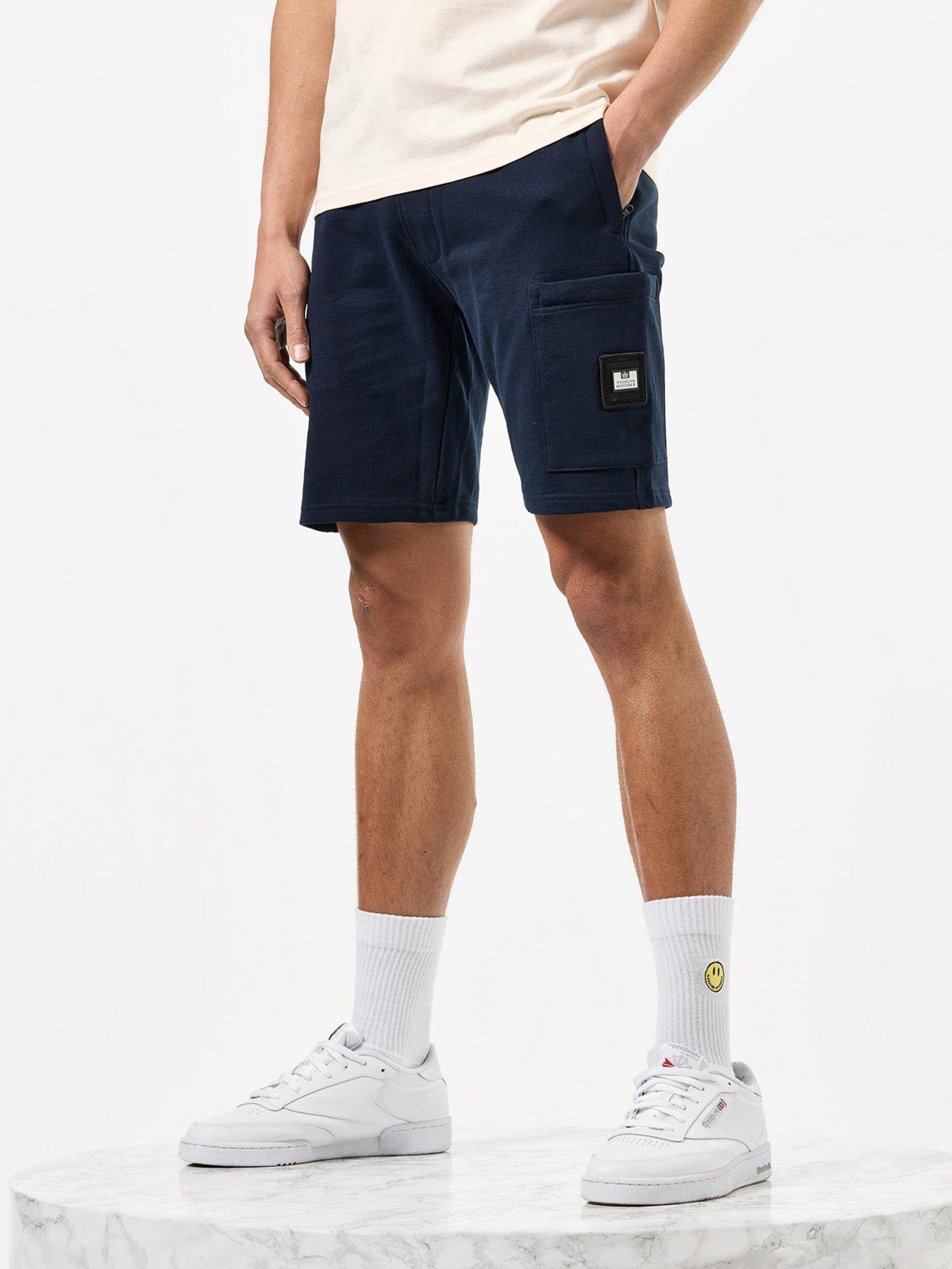 undefined Hawkins Pocket Jogging Shorts - Navy