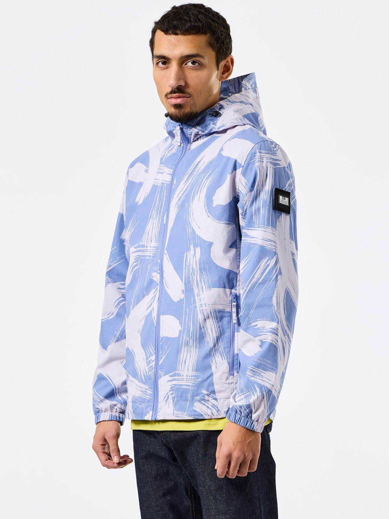 undefined Technician Camo Camo Cotton Jacket - Blue