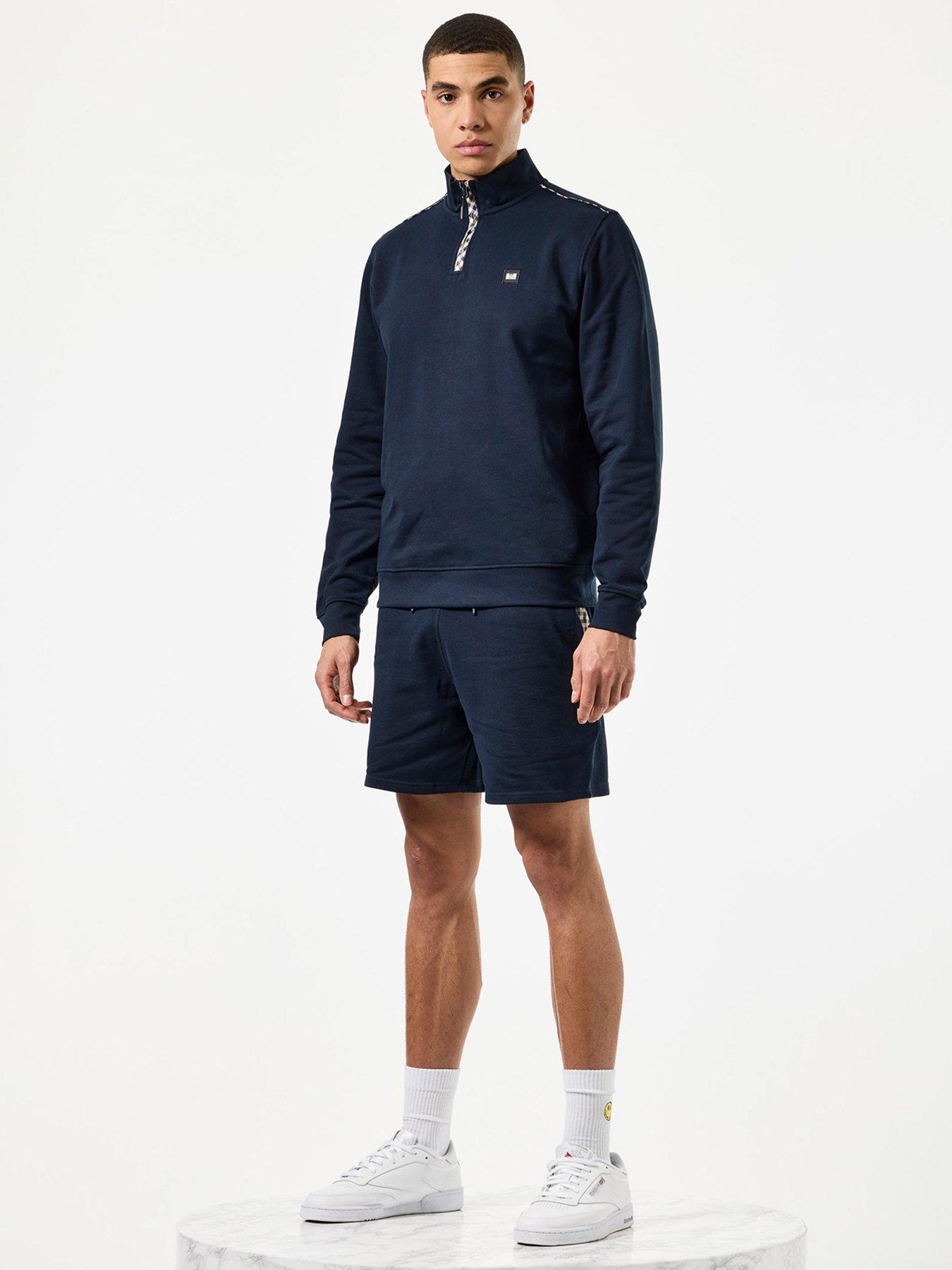 undefined Pankow Check Trim Jogging Shorts - Multi