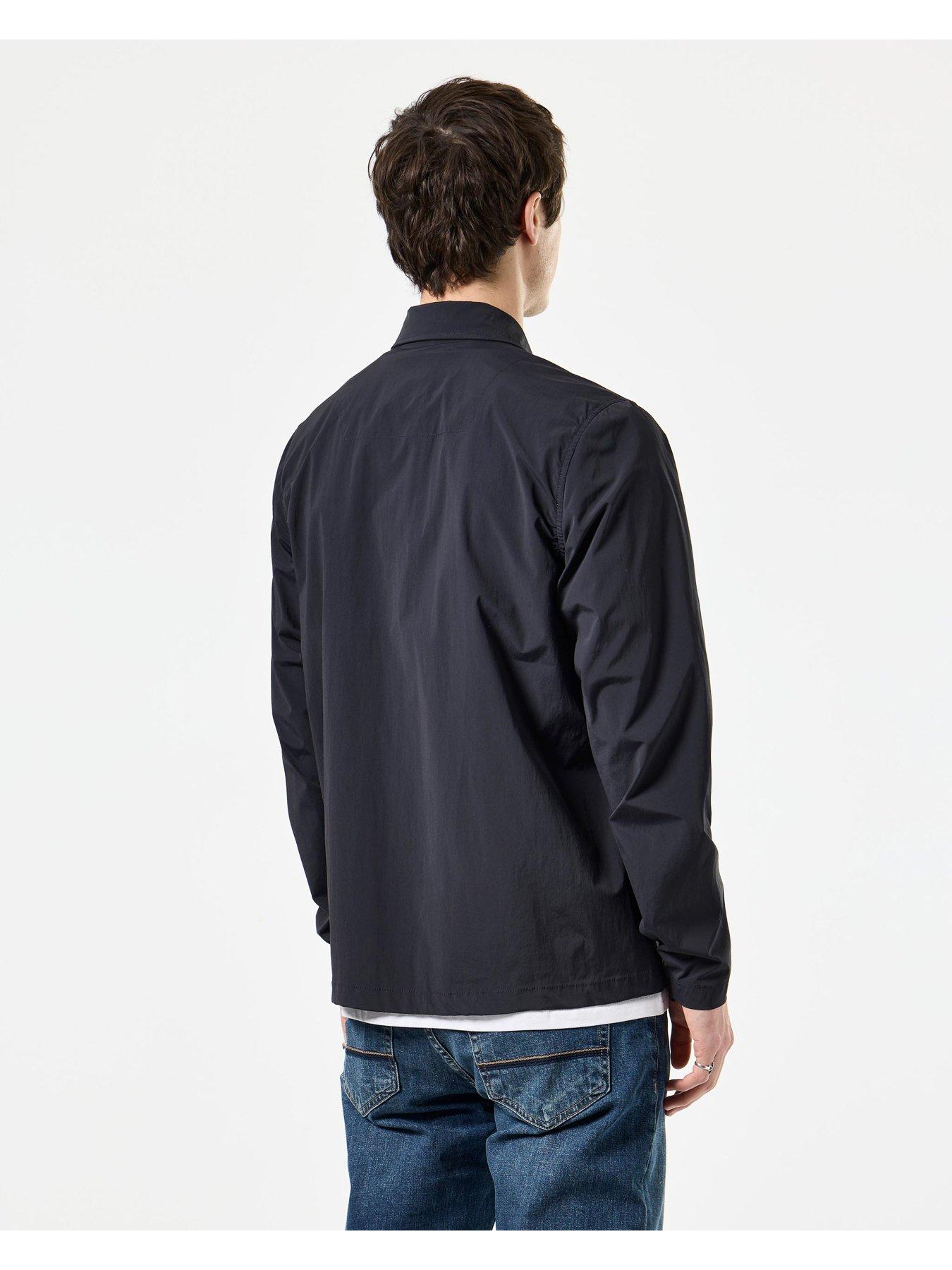 Image 3 of 6 of Weekend Offender Southbank Lightweight Technical Overshirt - Navy